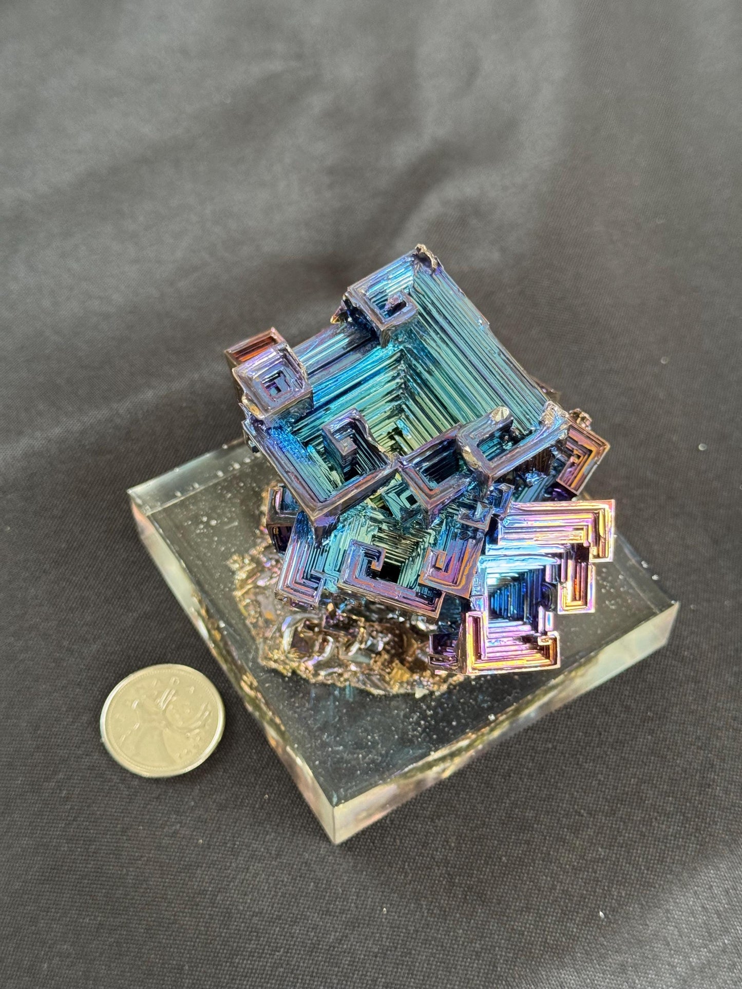 Bismuth Crystal cluster 135