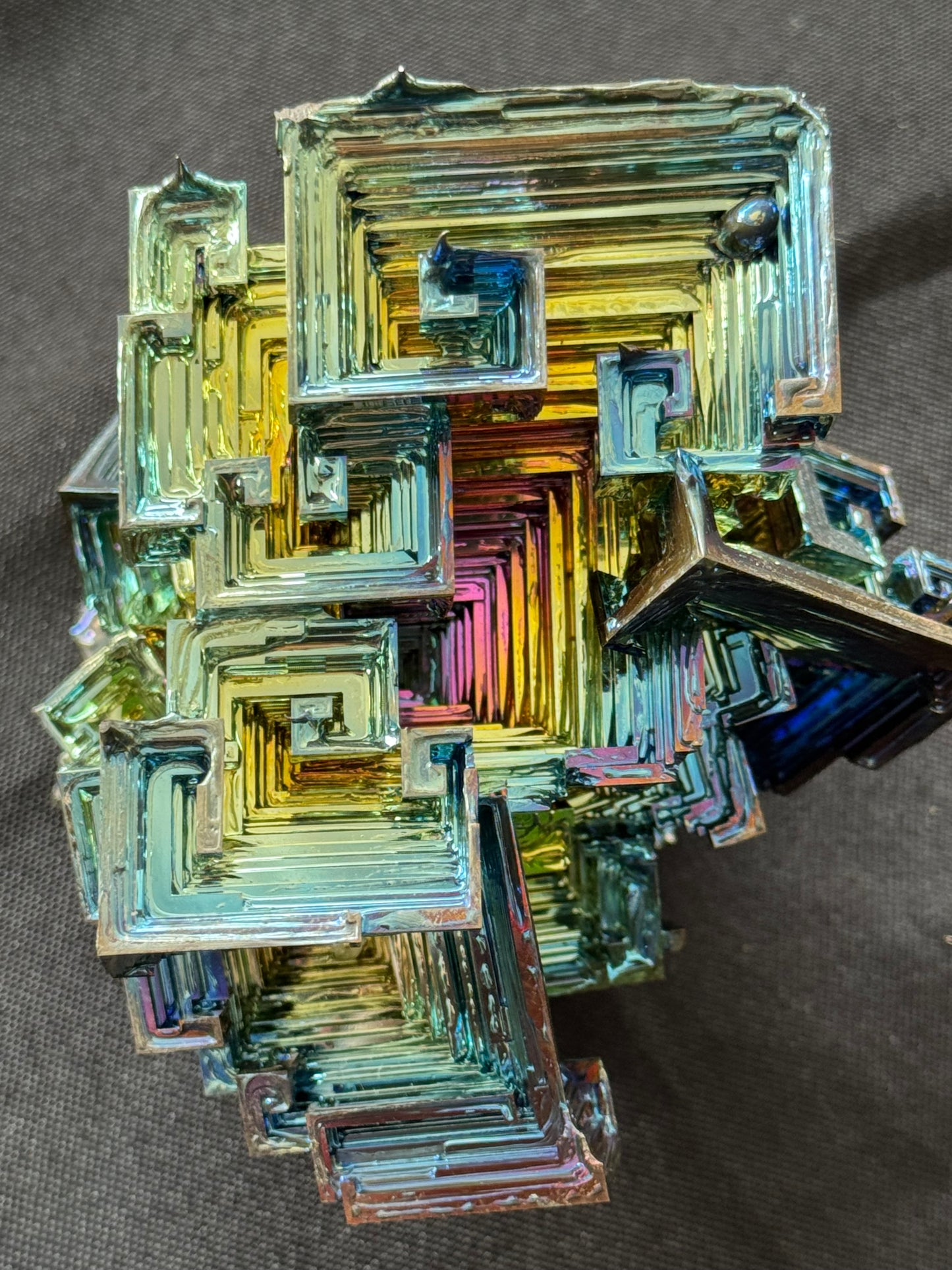 Bismuth Crystal cluster 131