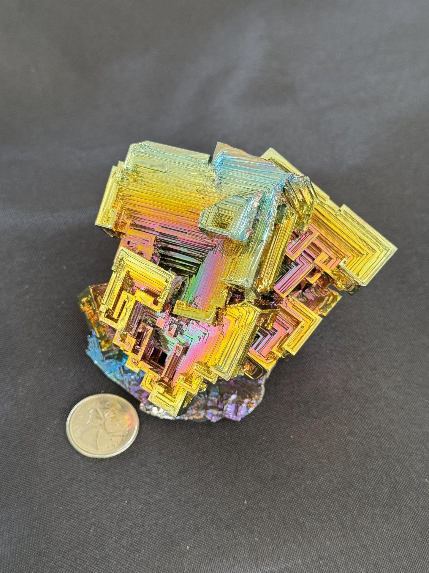 Bismuth Crystal cluster 102