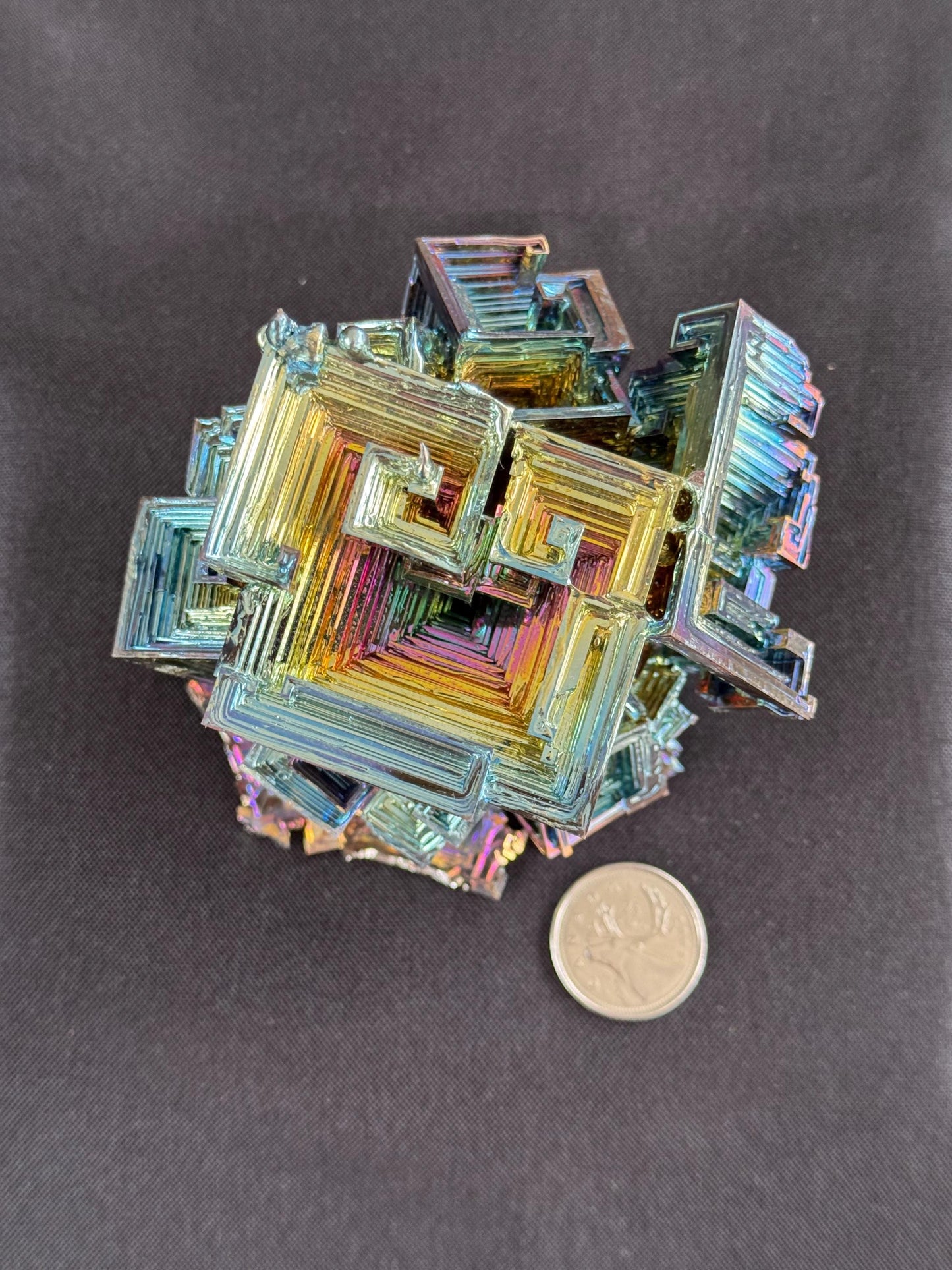 Bismuth Crystal cluster 107