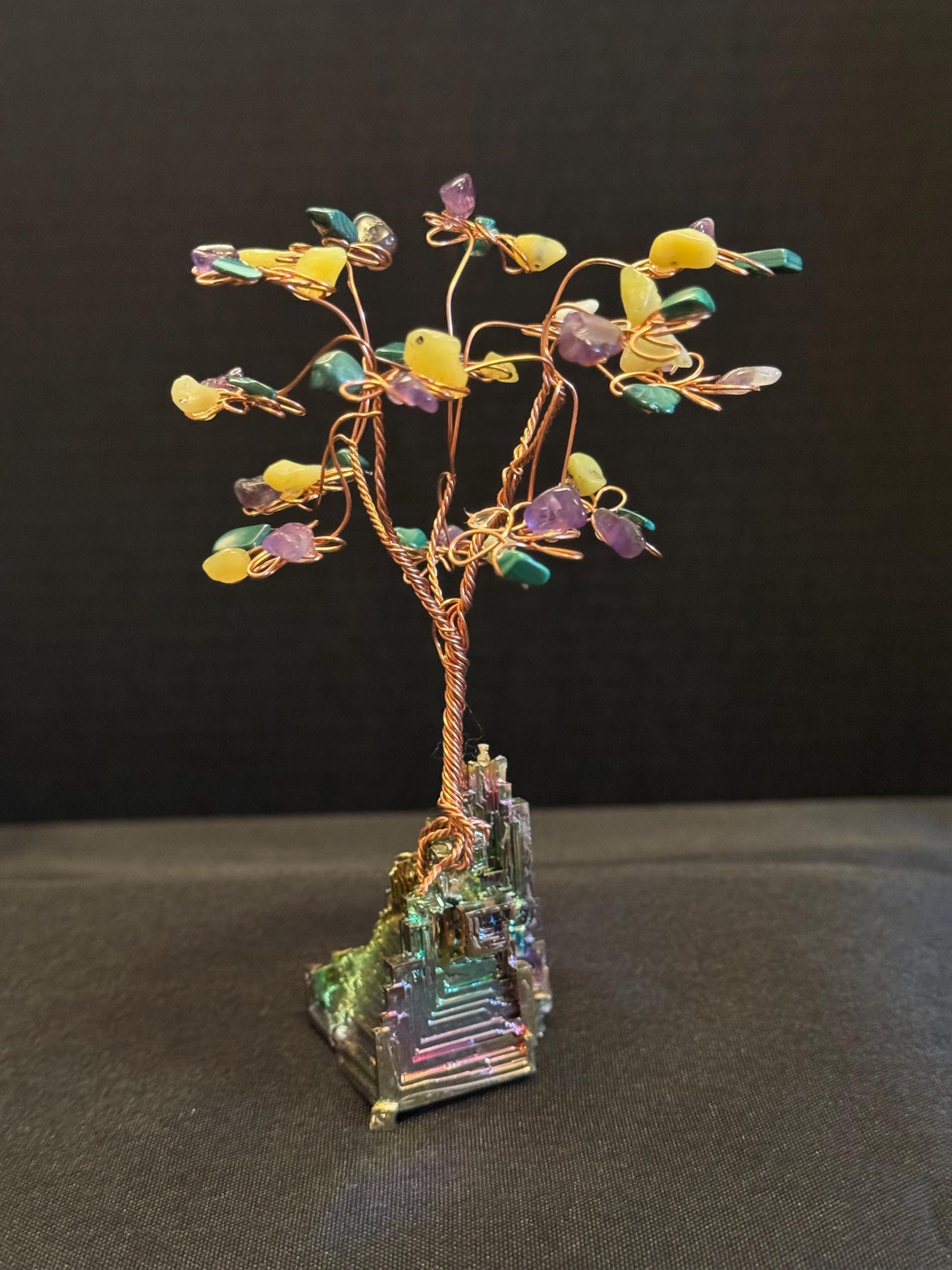 Bismuth crystal Gem Tree 102