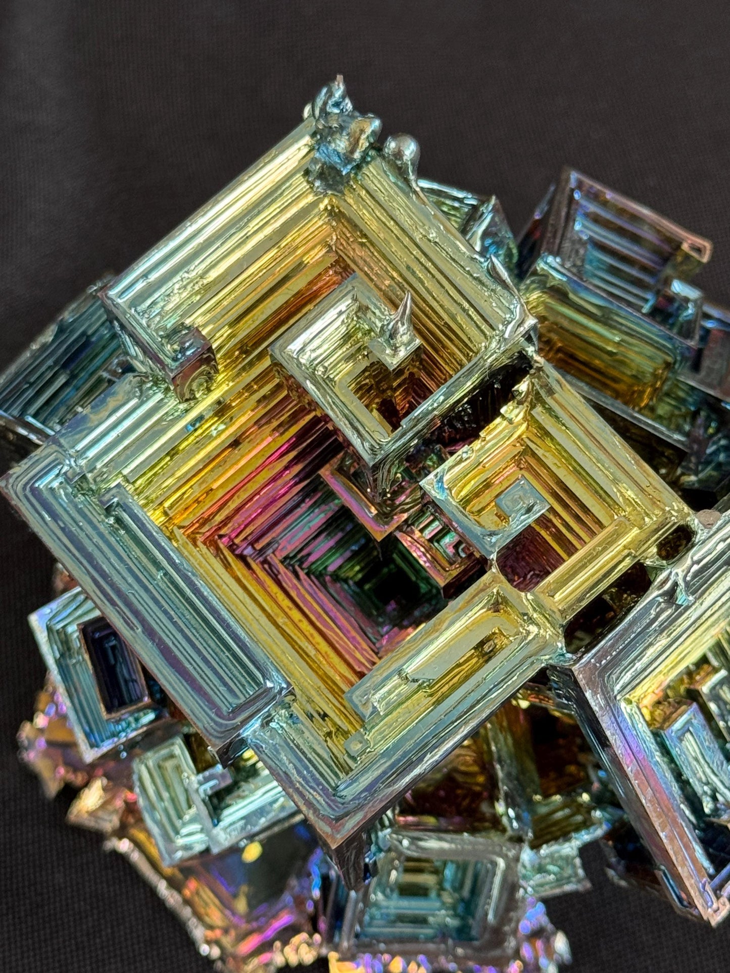Bismuth Crystal cluster 107