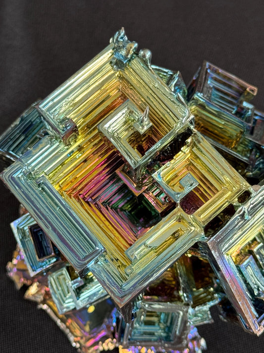 Bismuth Crystal cluster 107