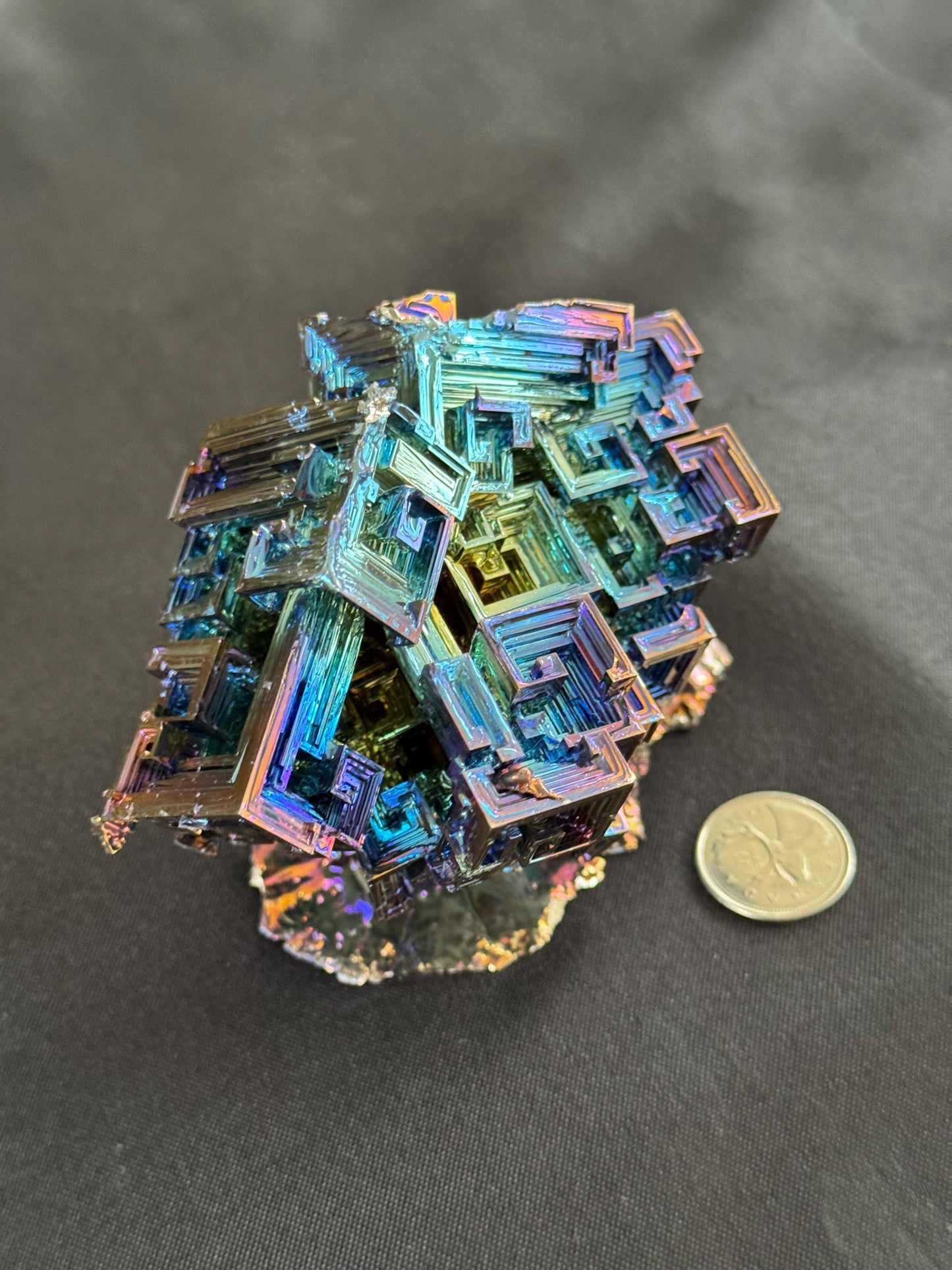 Bismuth Crystal cluster 111