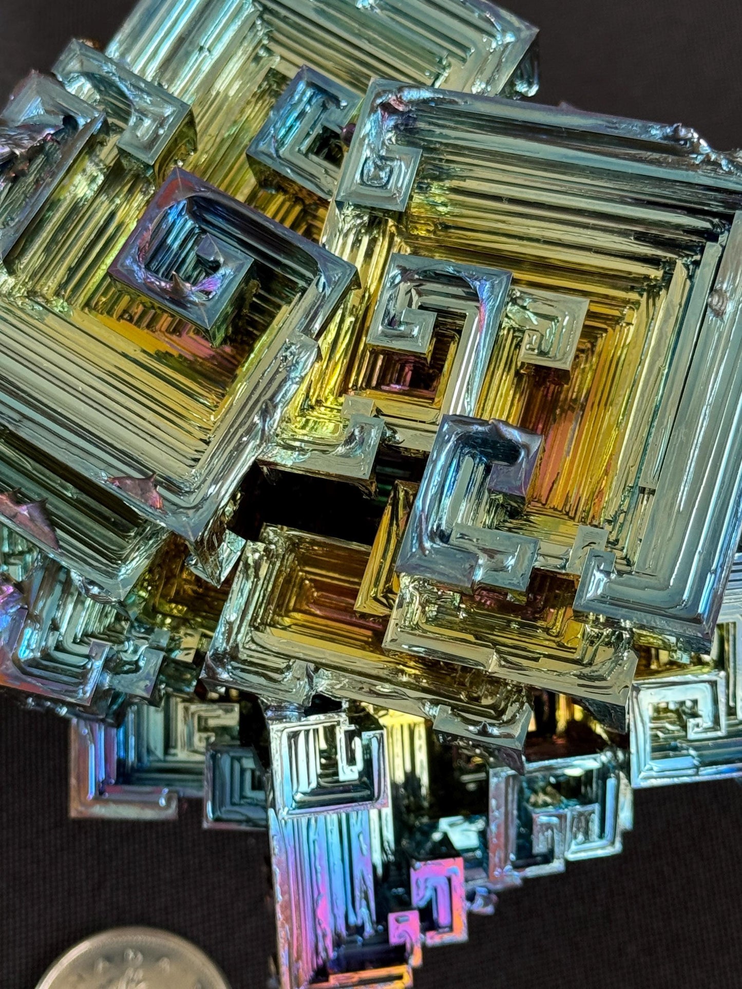 Bismuth Crystal cluster 104