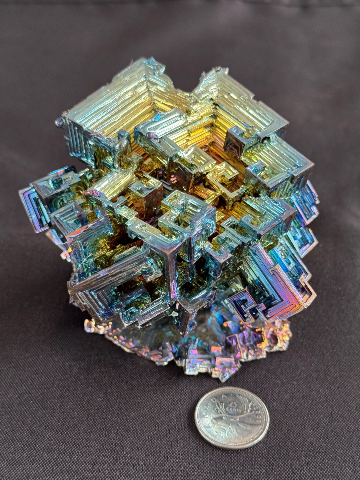 Bismuth Crystal cluster 114