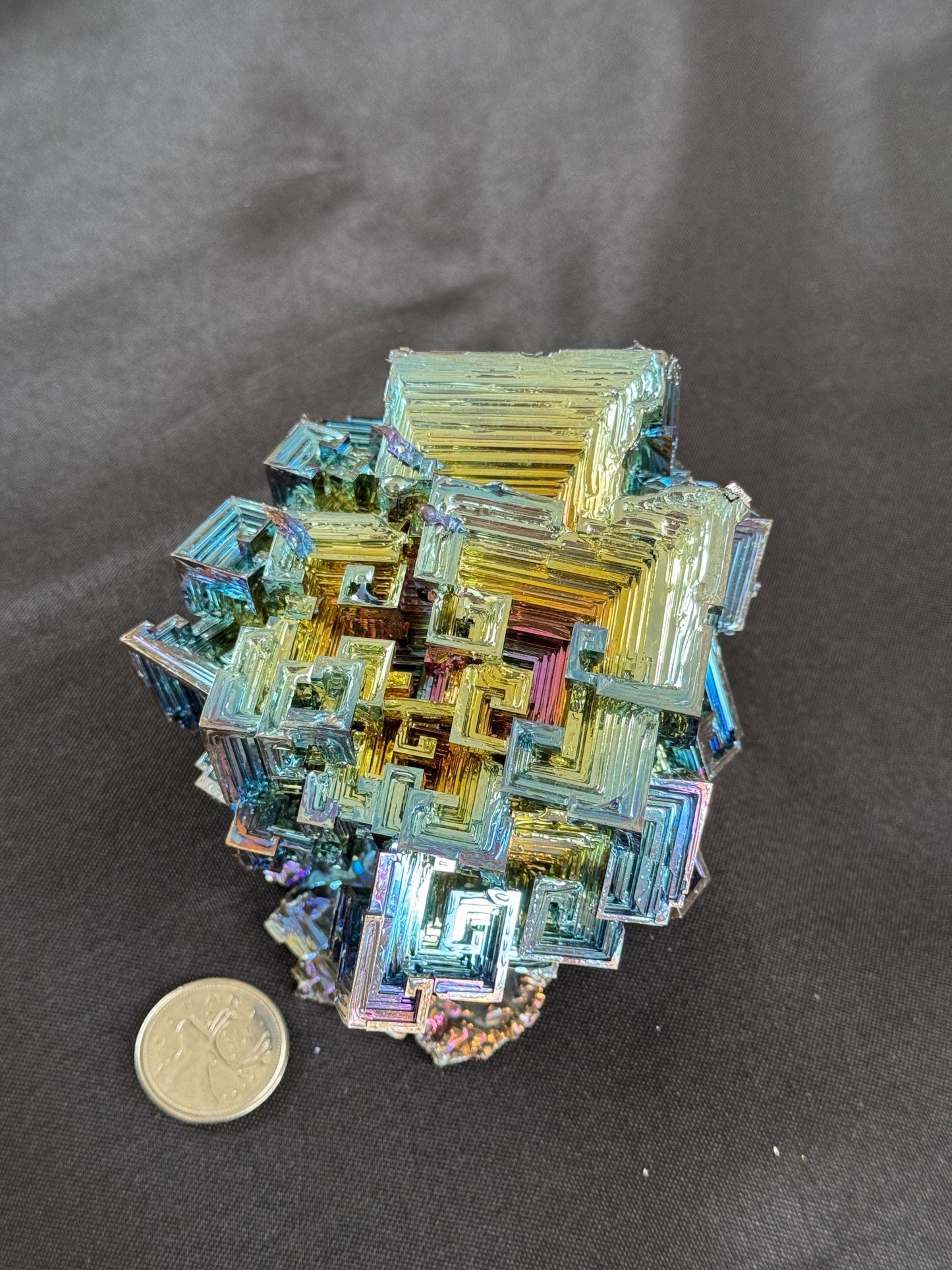Bismuth Crystal cluster 114