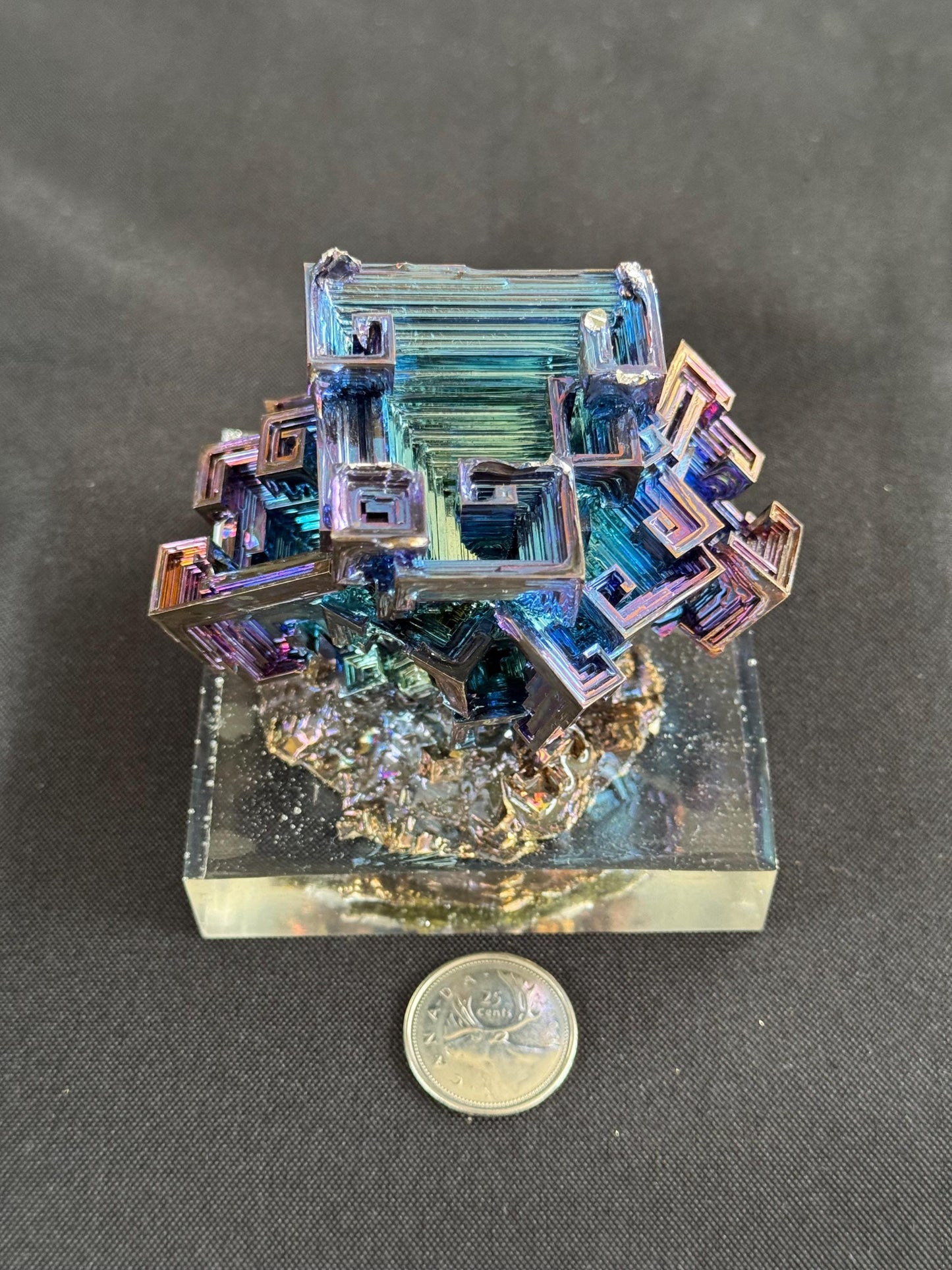 Bismuth Crystal cluster 135
