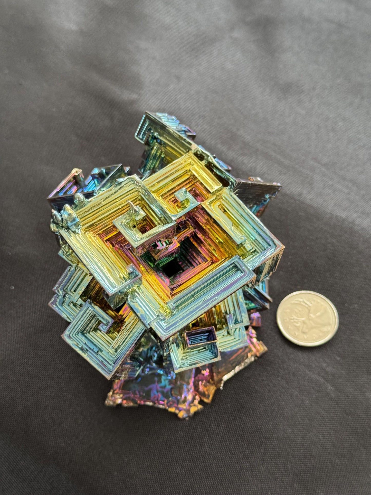 Bismuth Crystal cluster 107