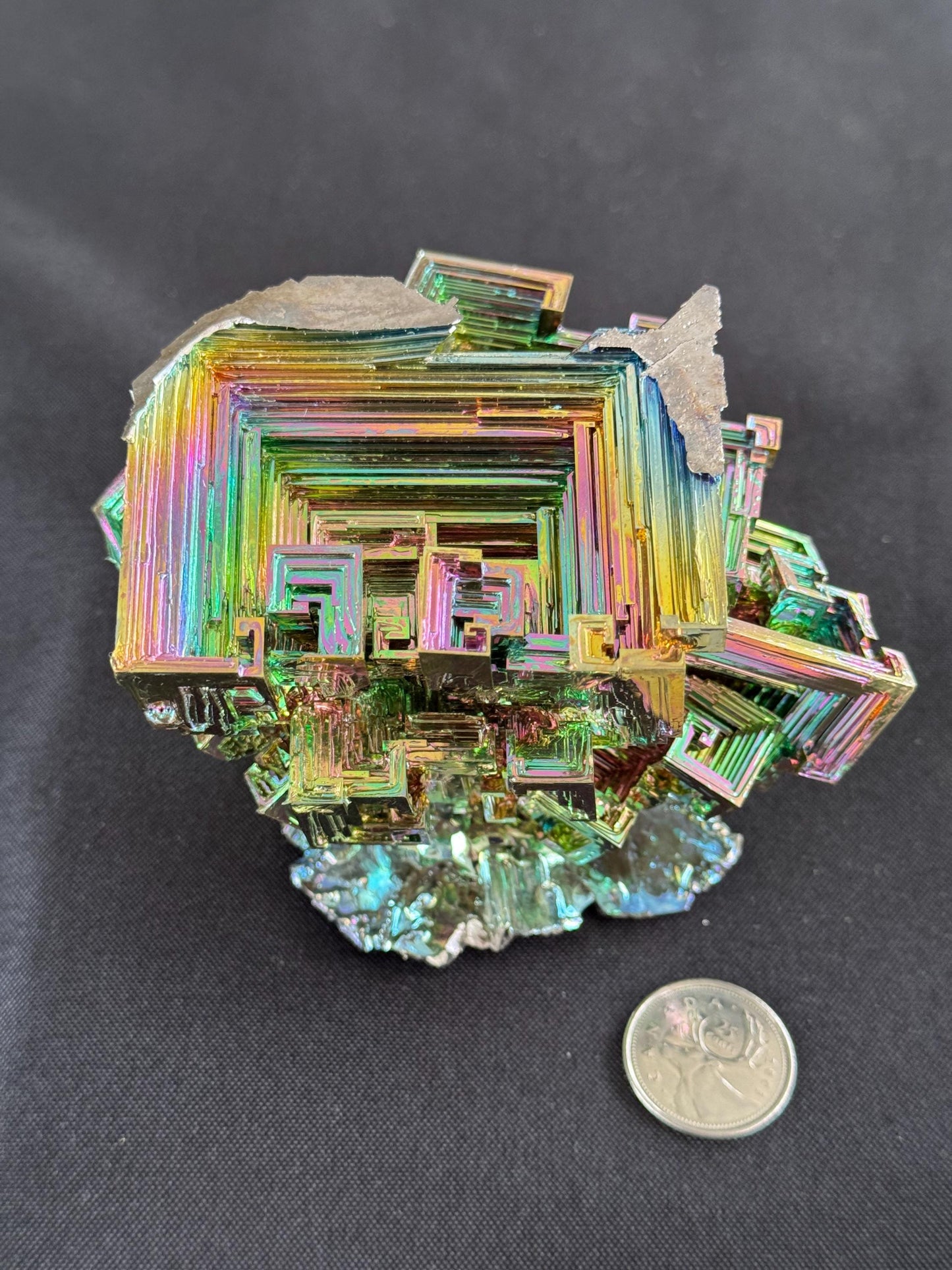 Bismuth Crystal cluster 117