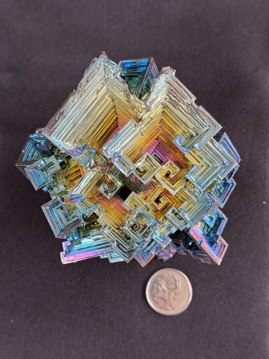 Bismuth Crystal cluster 114