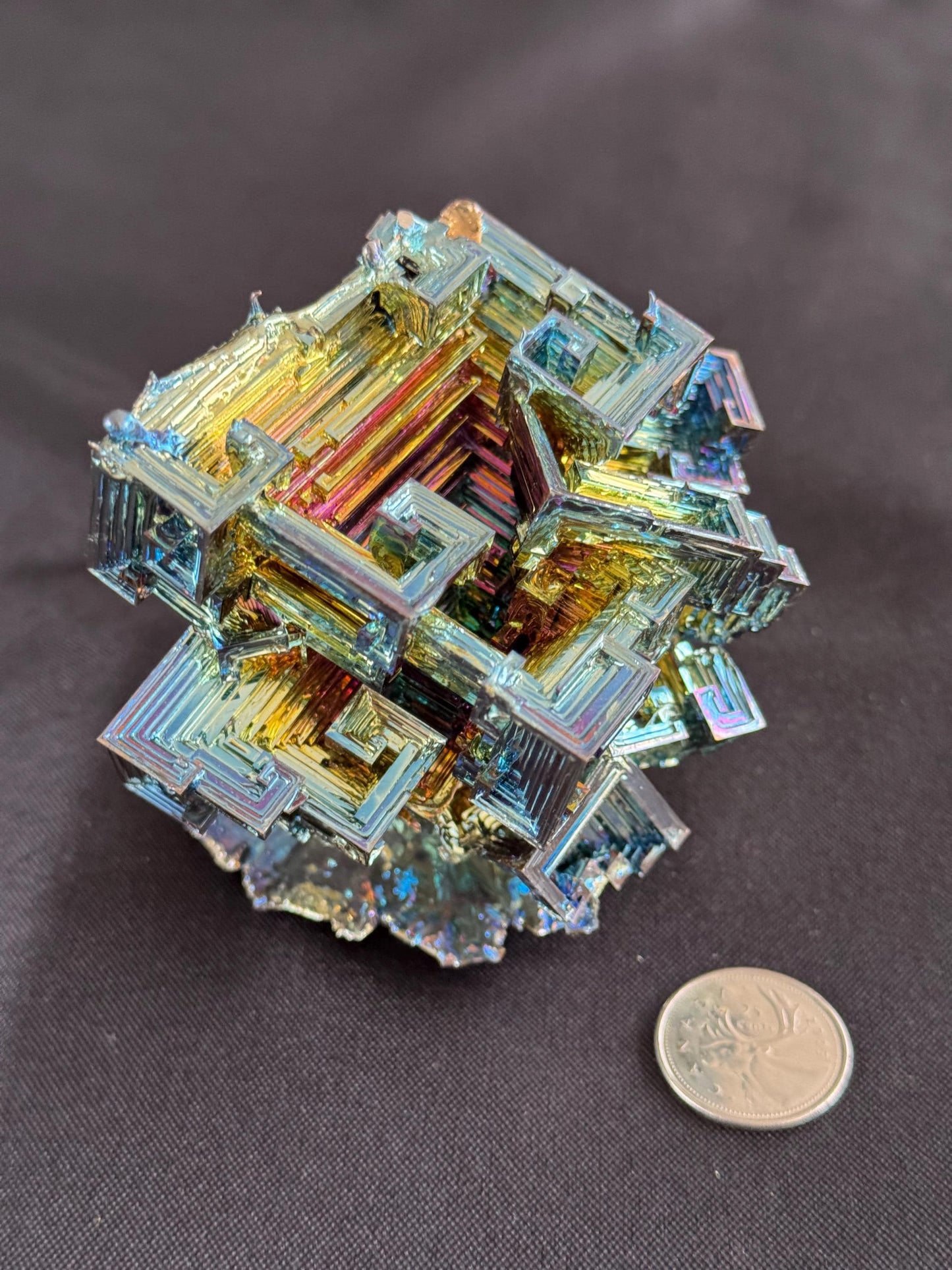 Bismuth Crystal cluster 116