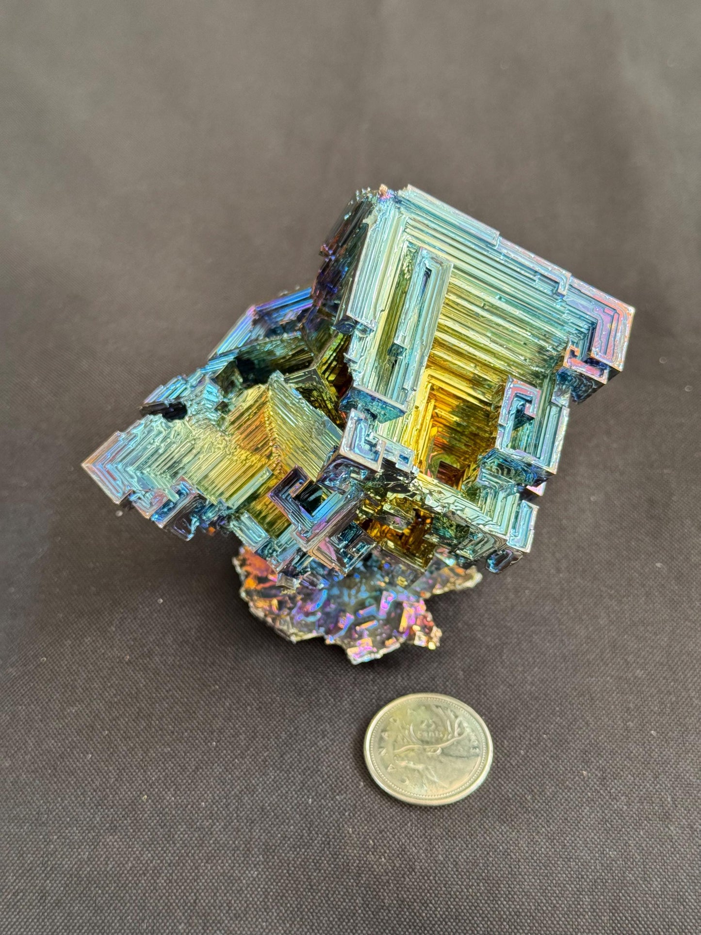Bismuth crystal cluster 101