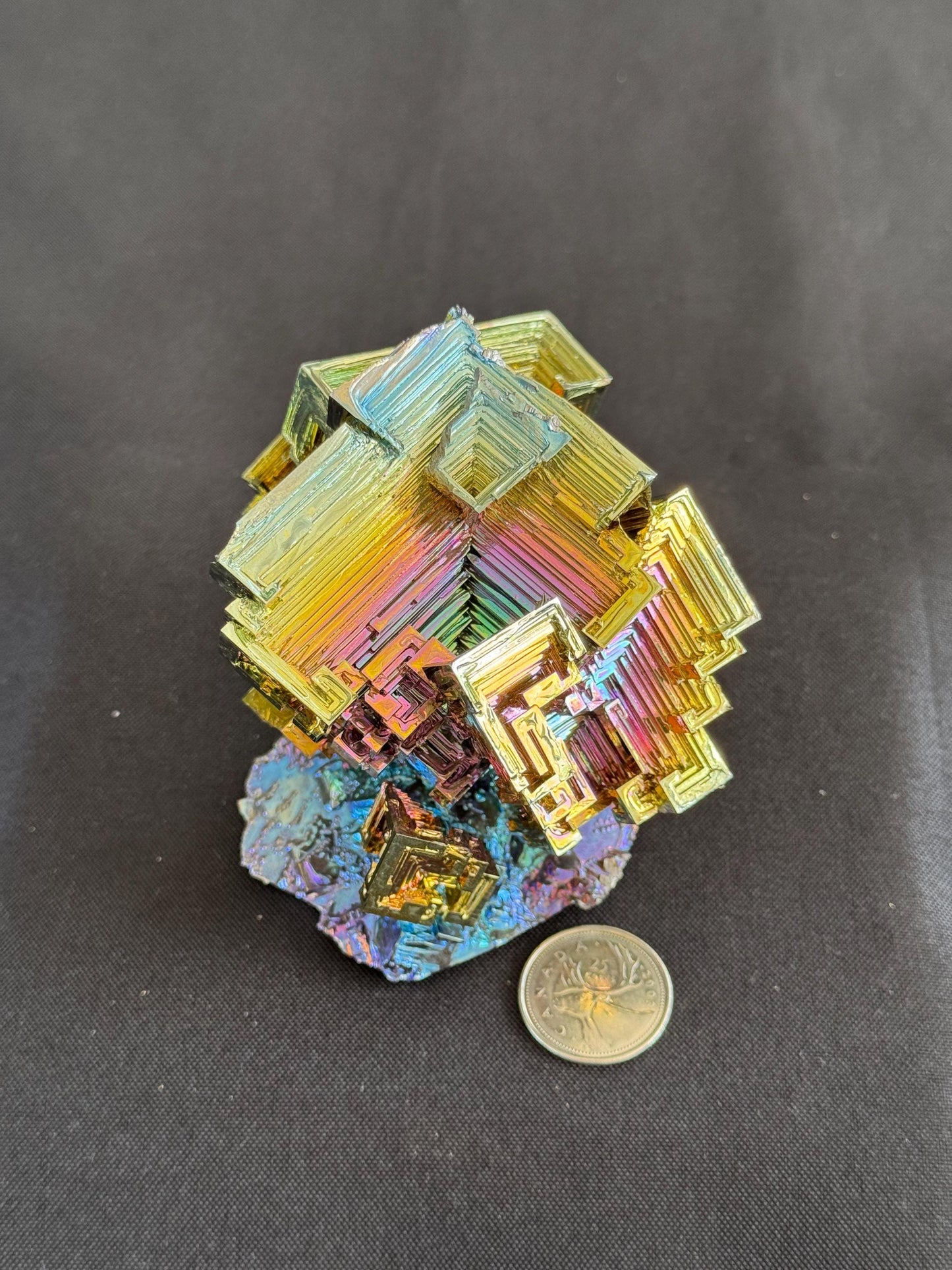 Bismuth Crystal cluster 102