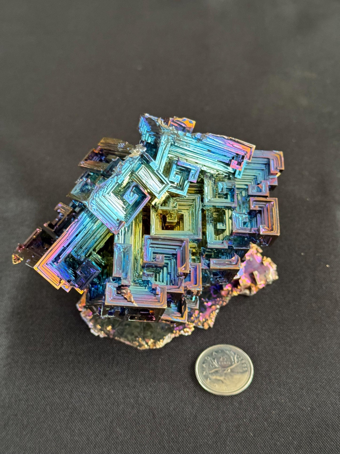 Bismuth Crystal cluster 111