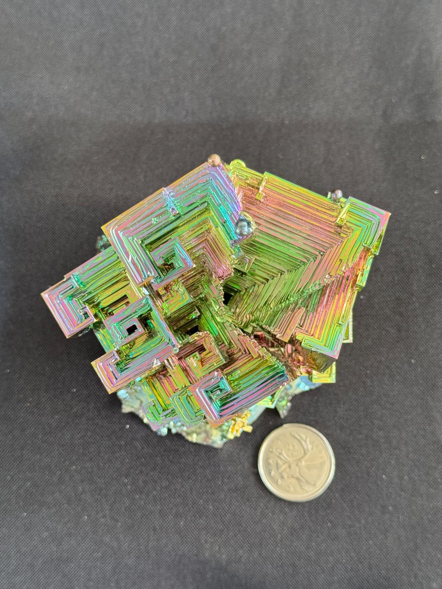 Bismuth Crystal cluster 105