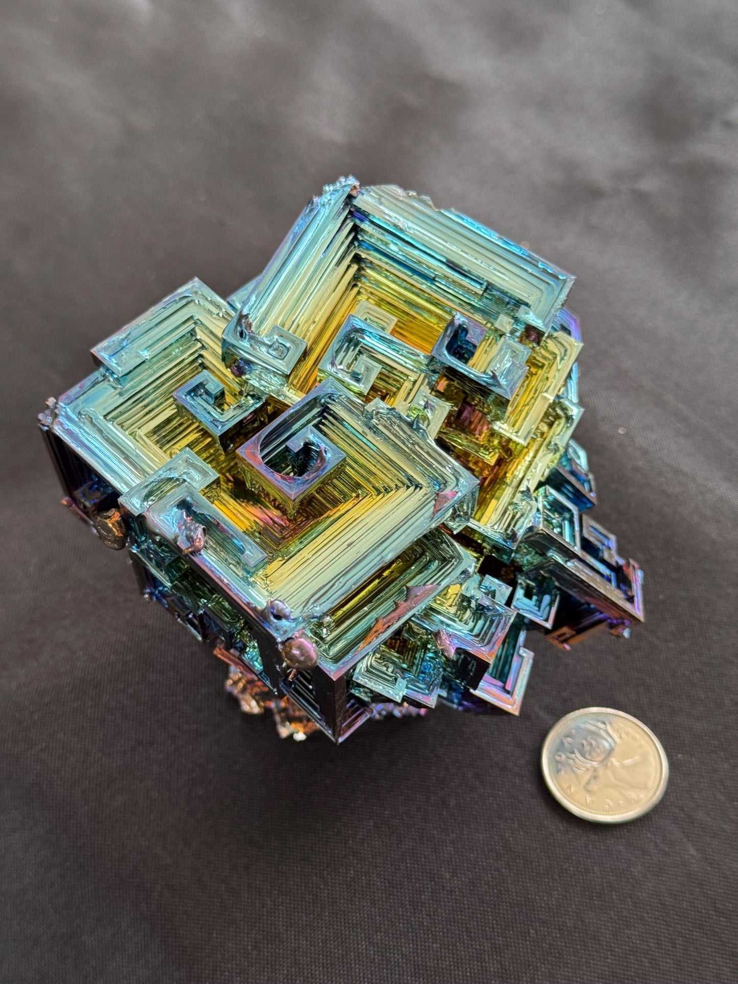 Bismuth Crystal cluster 104