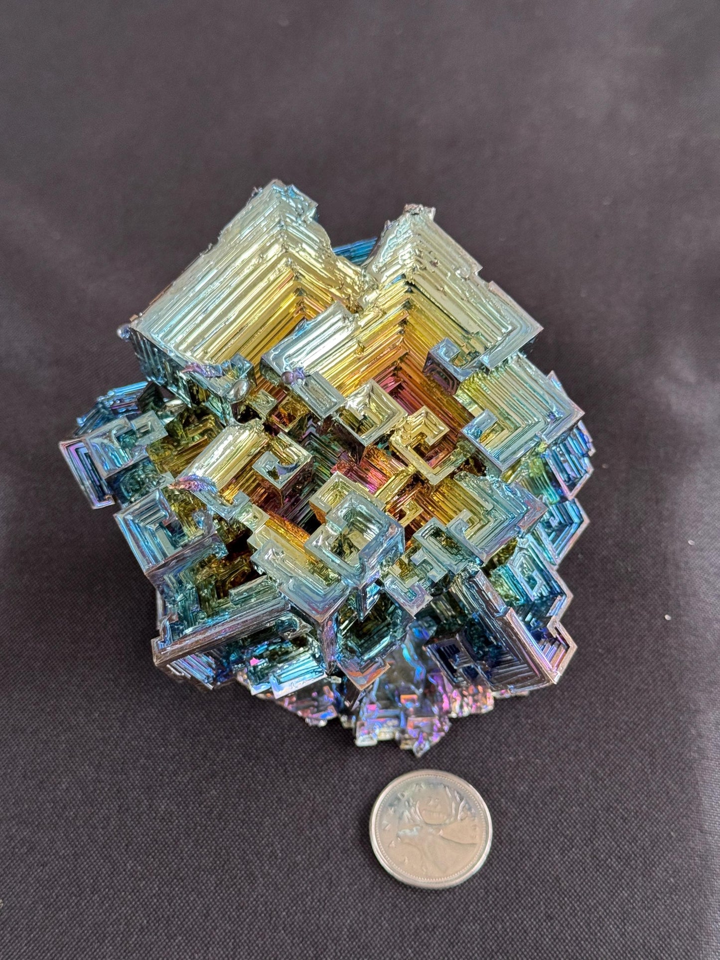 Bismuth Crystal cluster 114