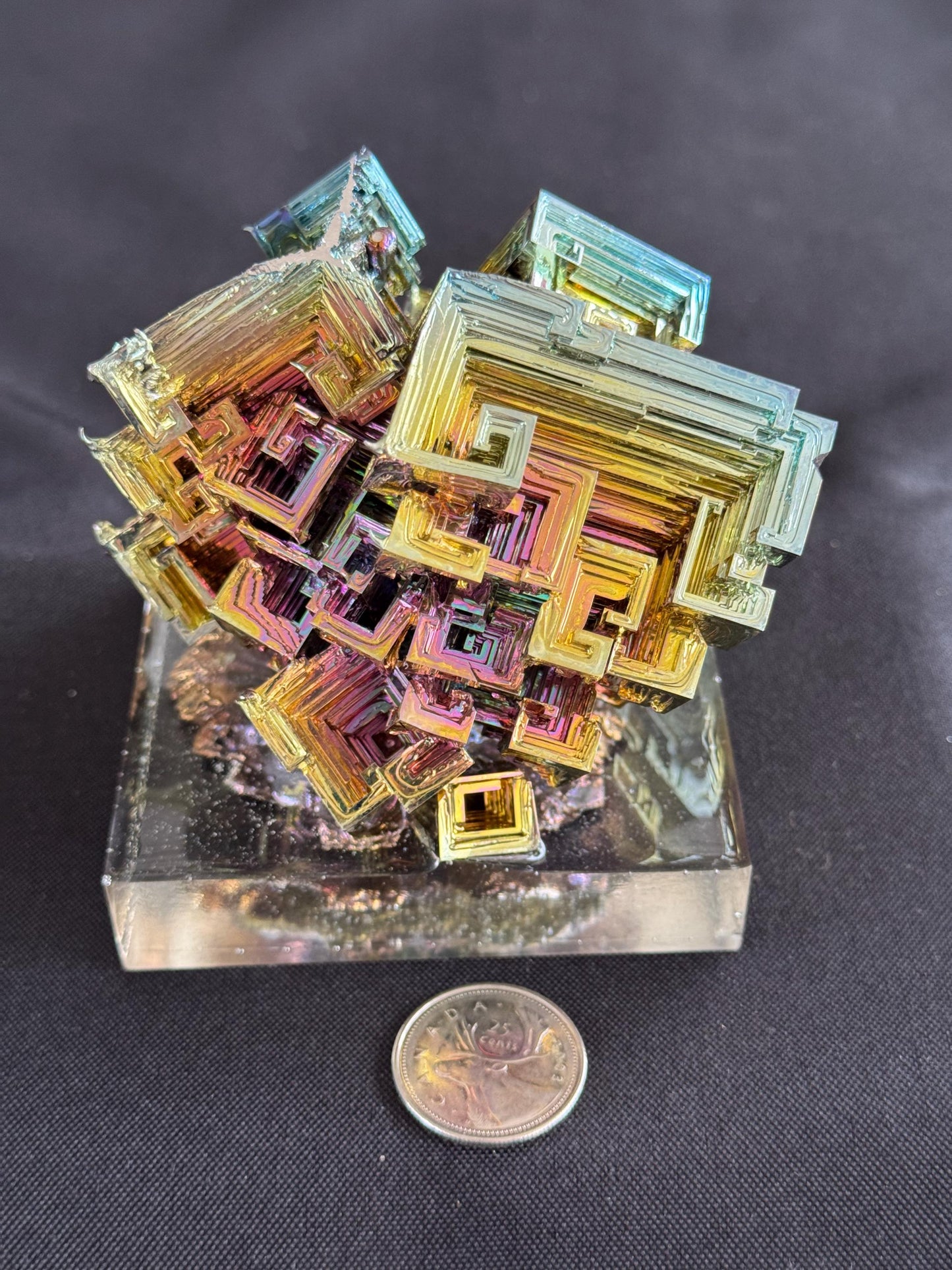 Bismuth Crystal cluster 136