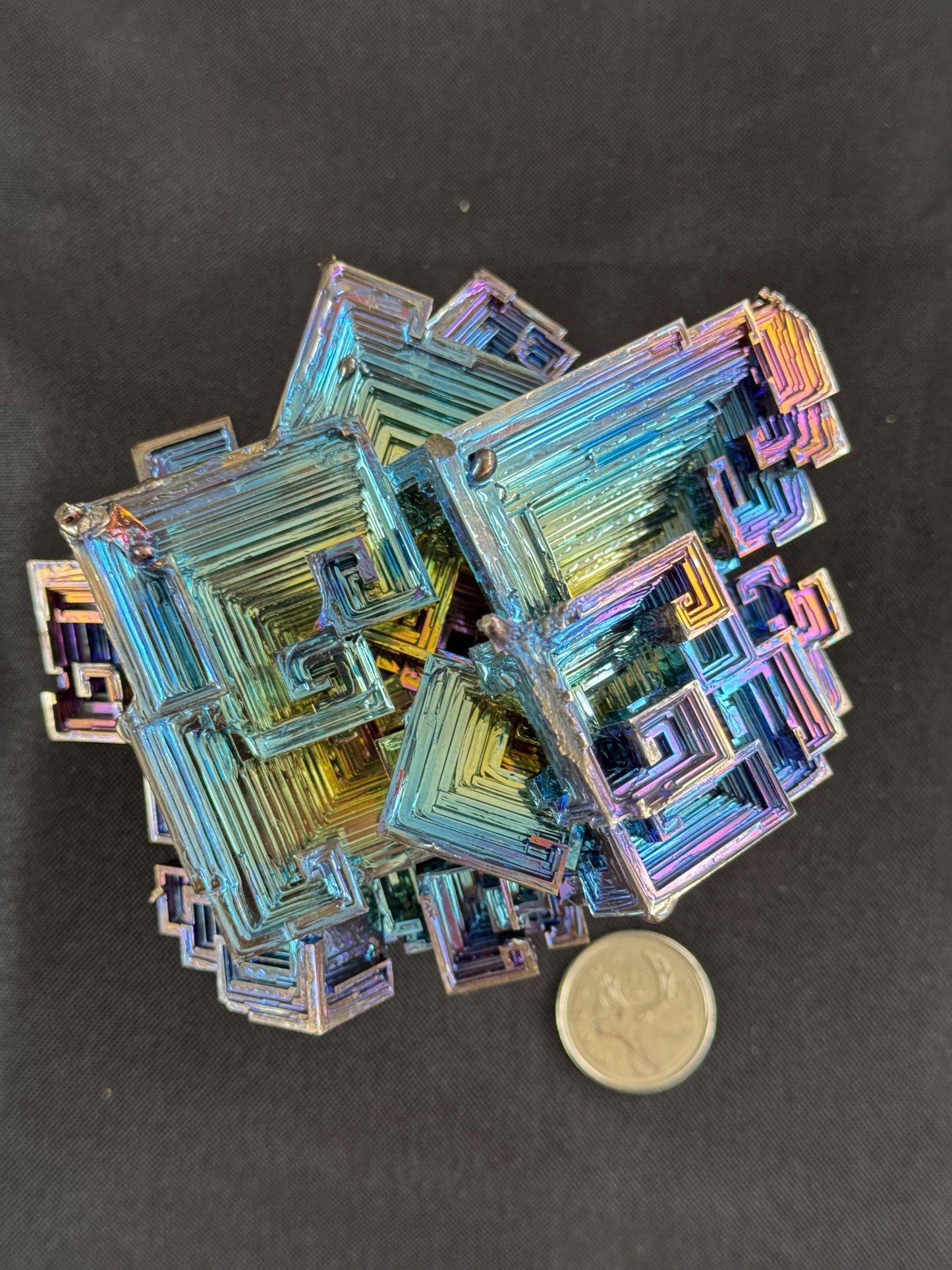 Bismuth Crystal cluster 103