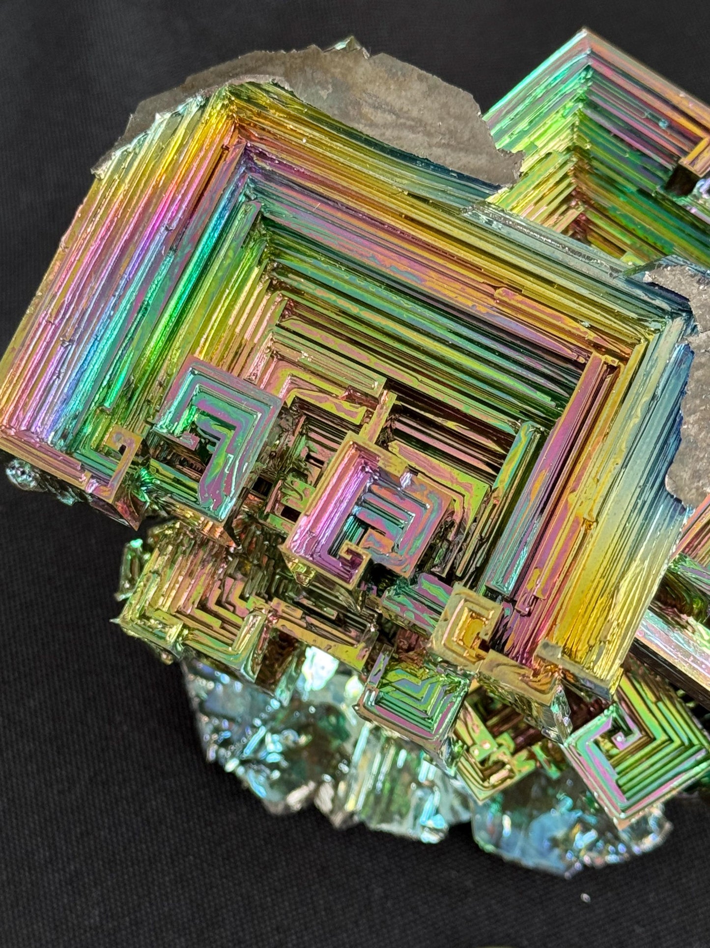Bismuth Crystal cluster 117