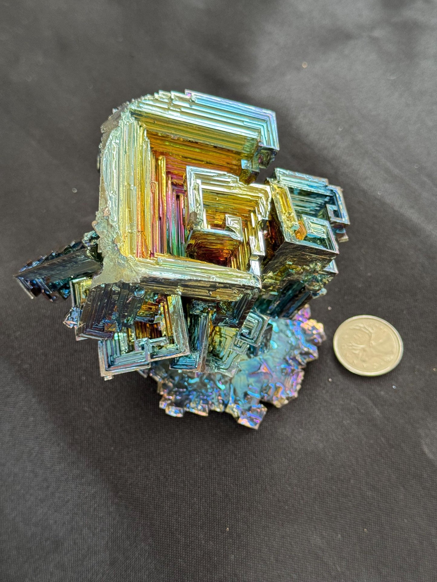 Bismuth Crystal cluster 113