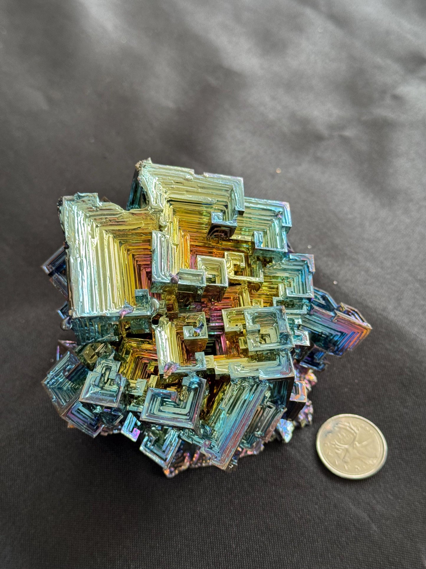 Bismuth Crystal cluster 114