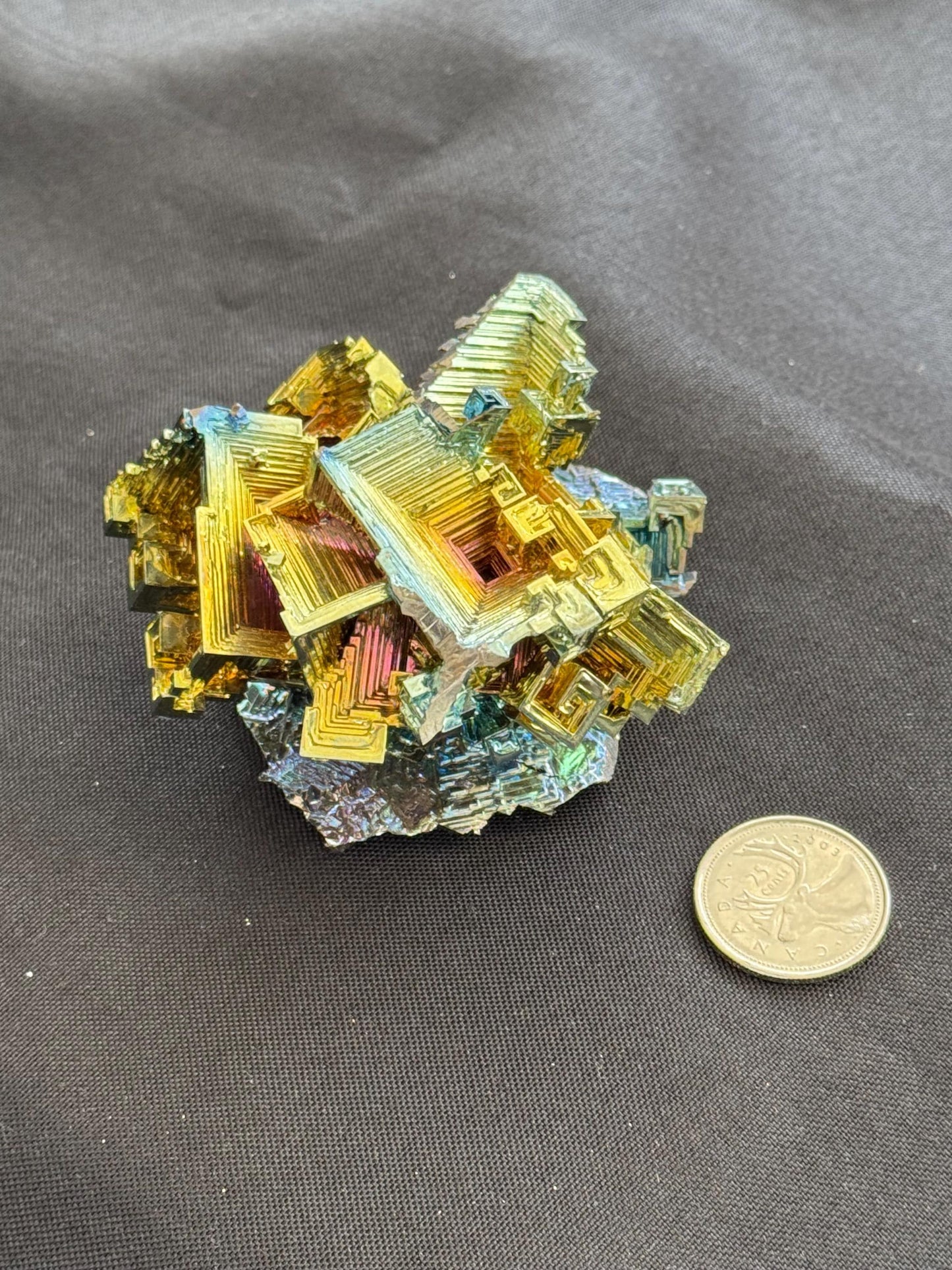 Bismuth Crystal cluster 110