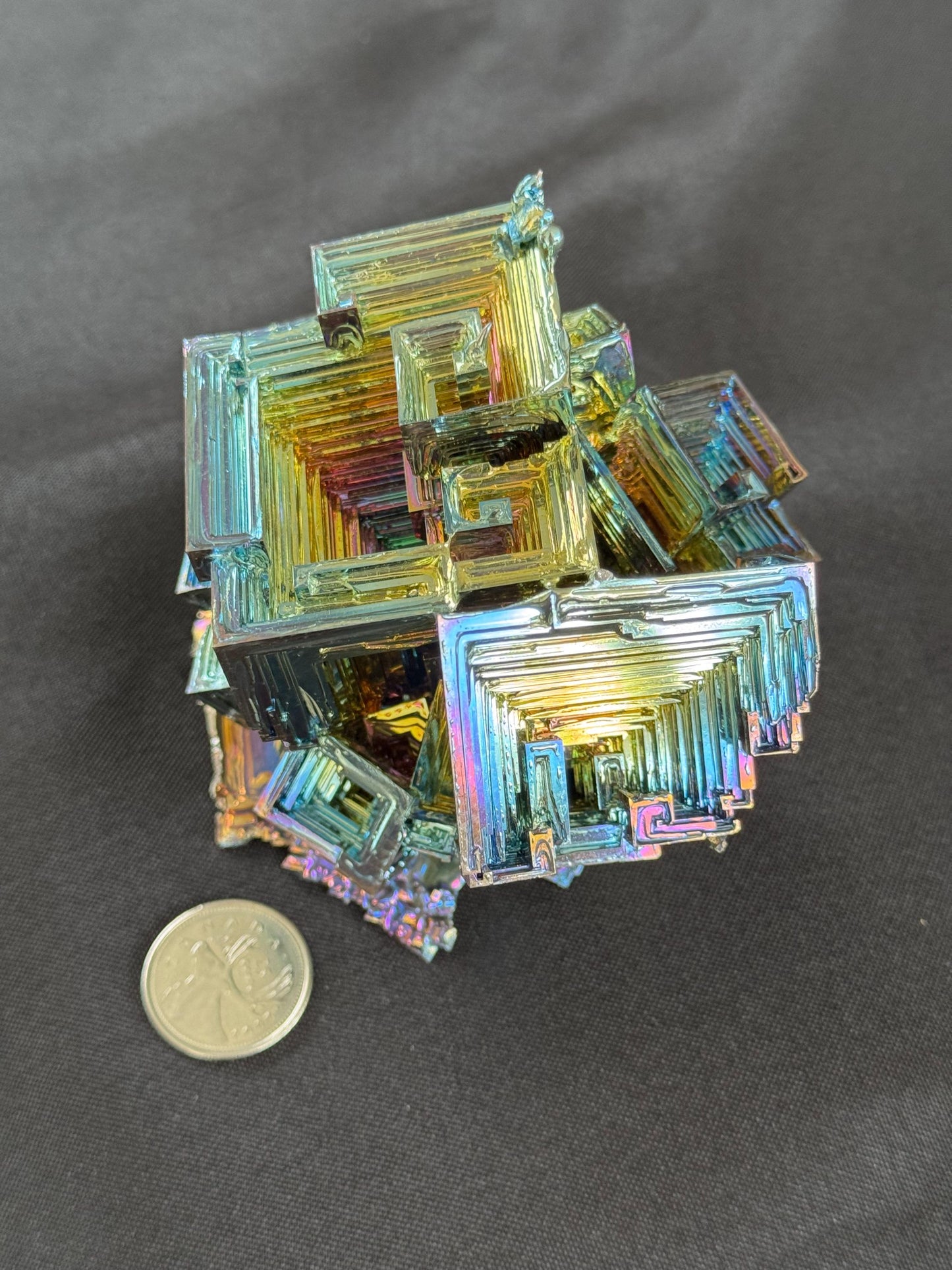 Bismuth Crystal cluster 107