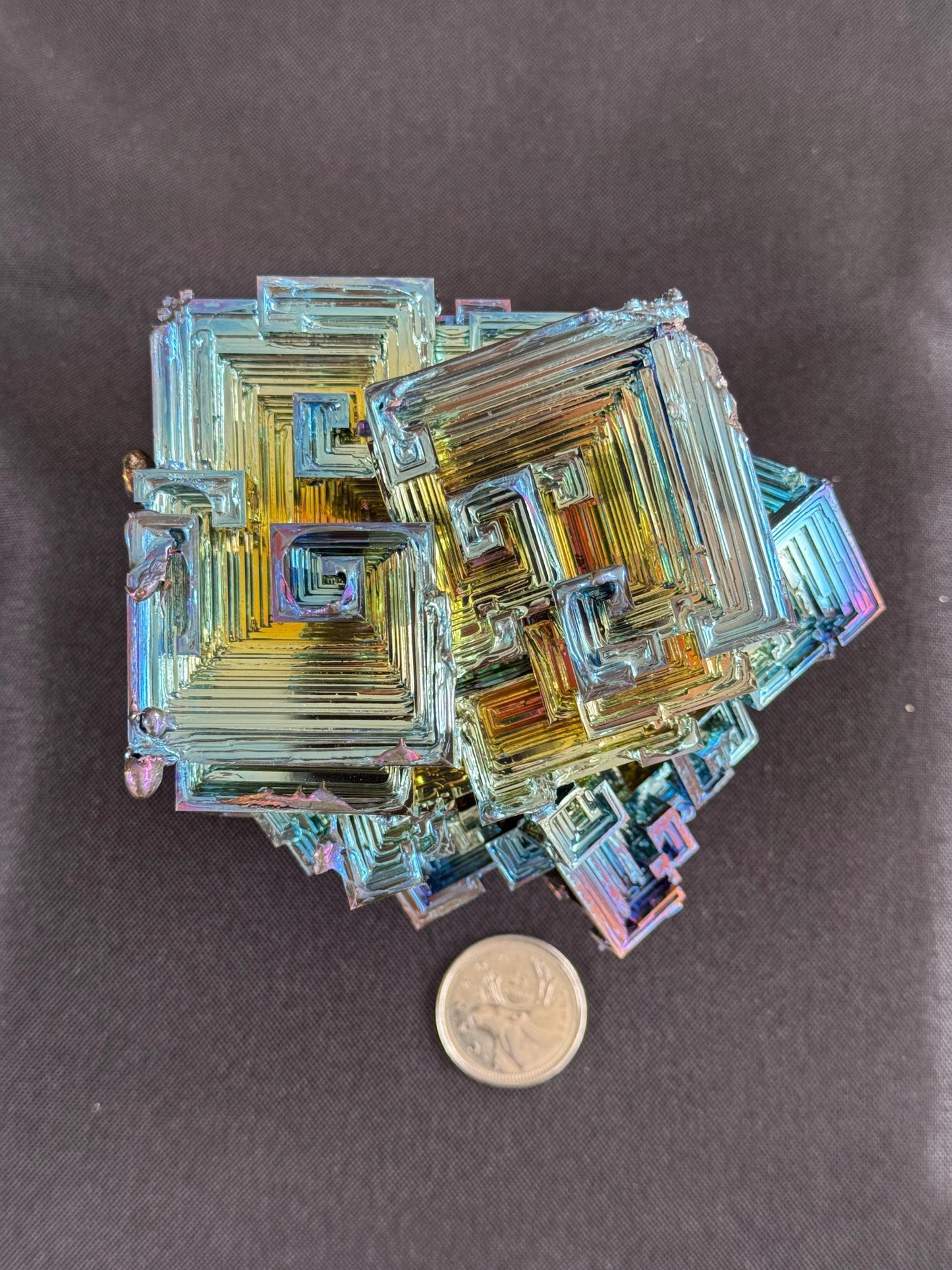 Bismuth Crystal cluster 104