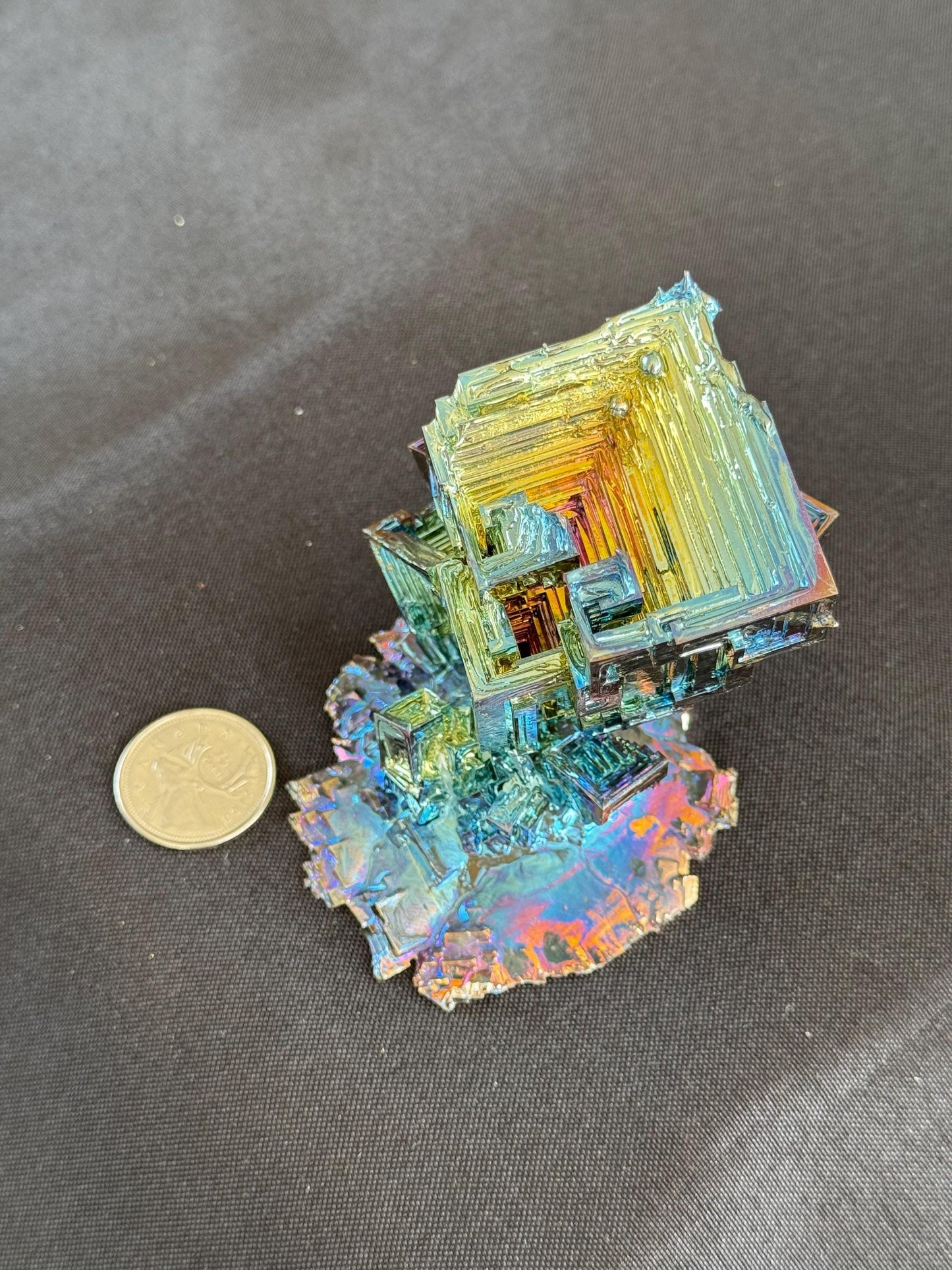 Bismuth crystal cluster 108