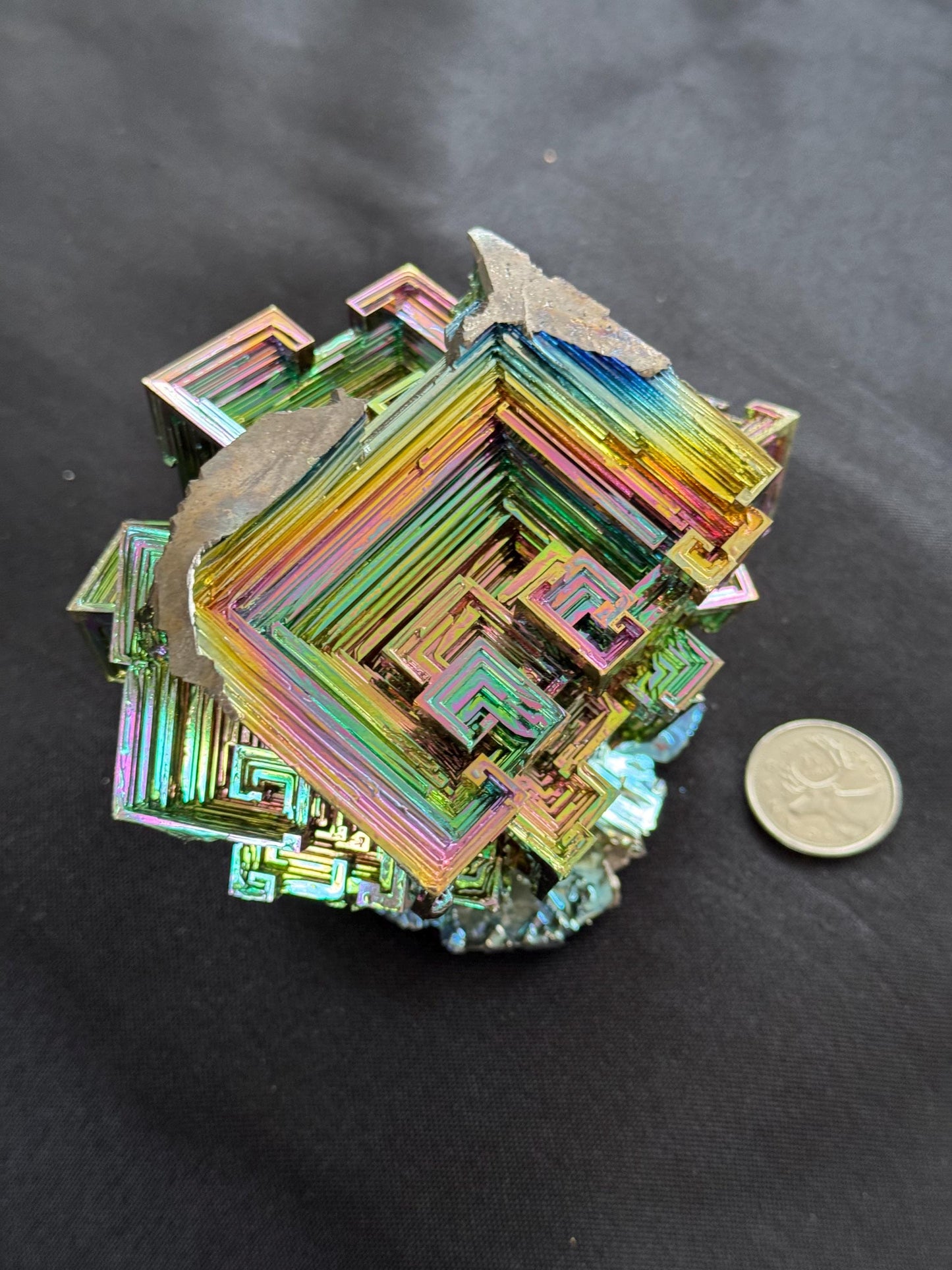 Bismuth Crystal cluster 117