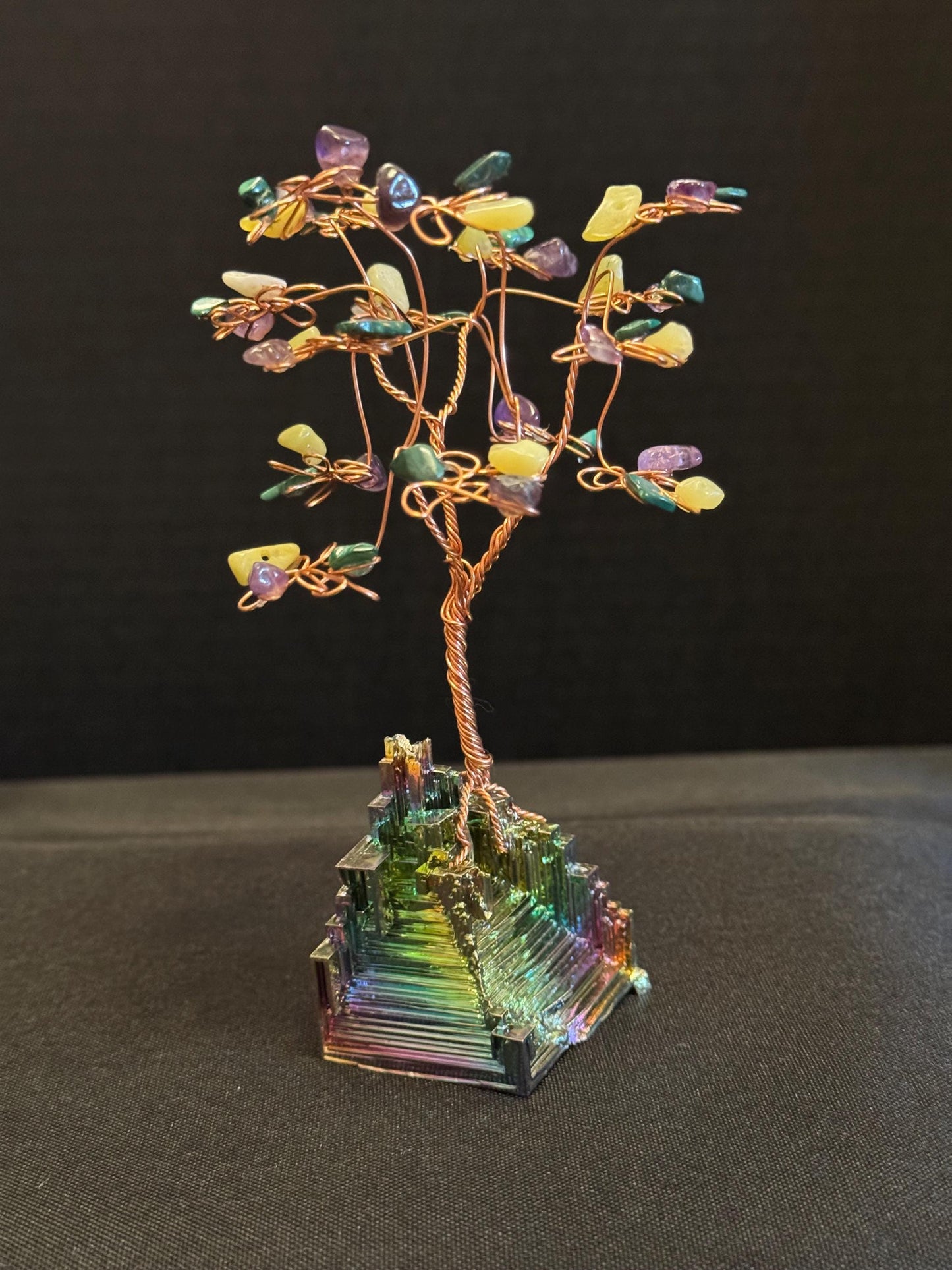 Bismuth crystal Gem Tree 102