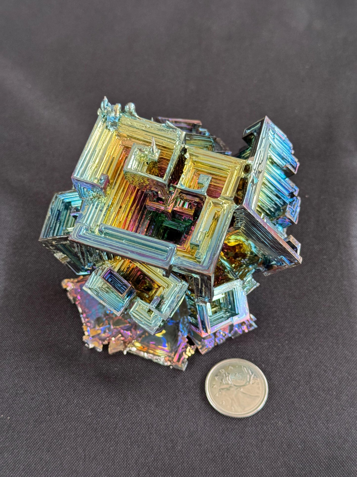 Bismuth Crystal cluster 107