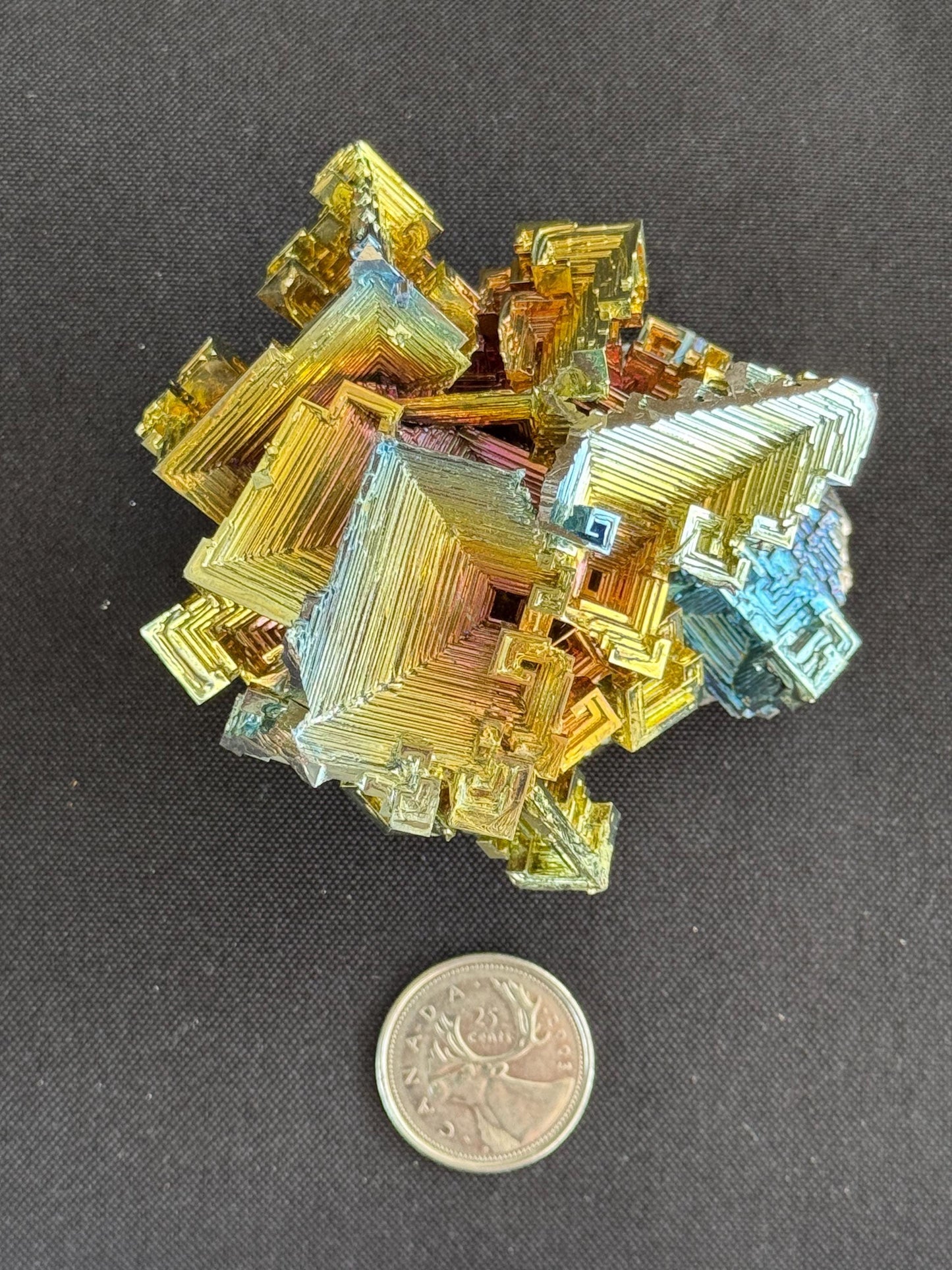 Bismuth Crystal cluster 110