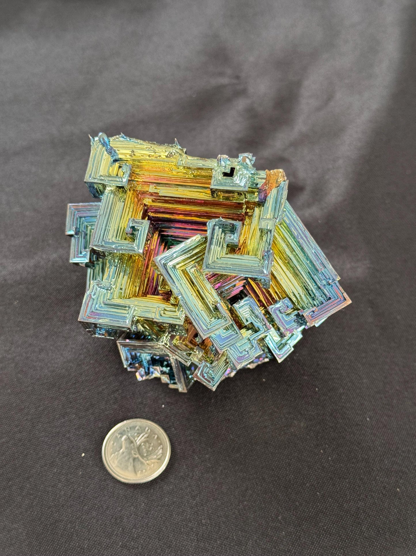 Bismuth Crystal cluster 116