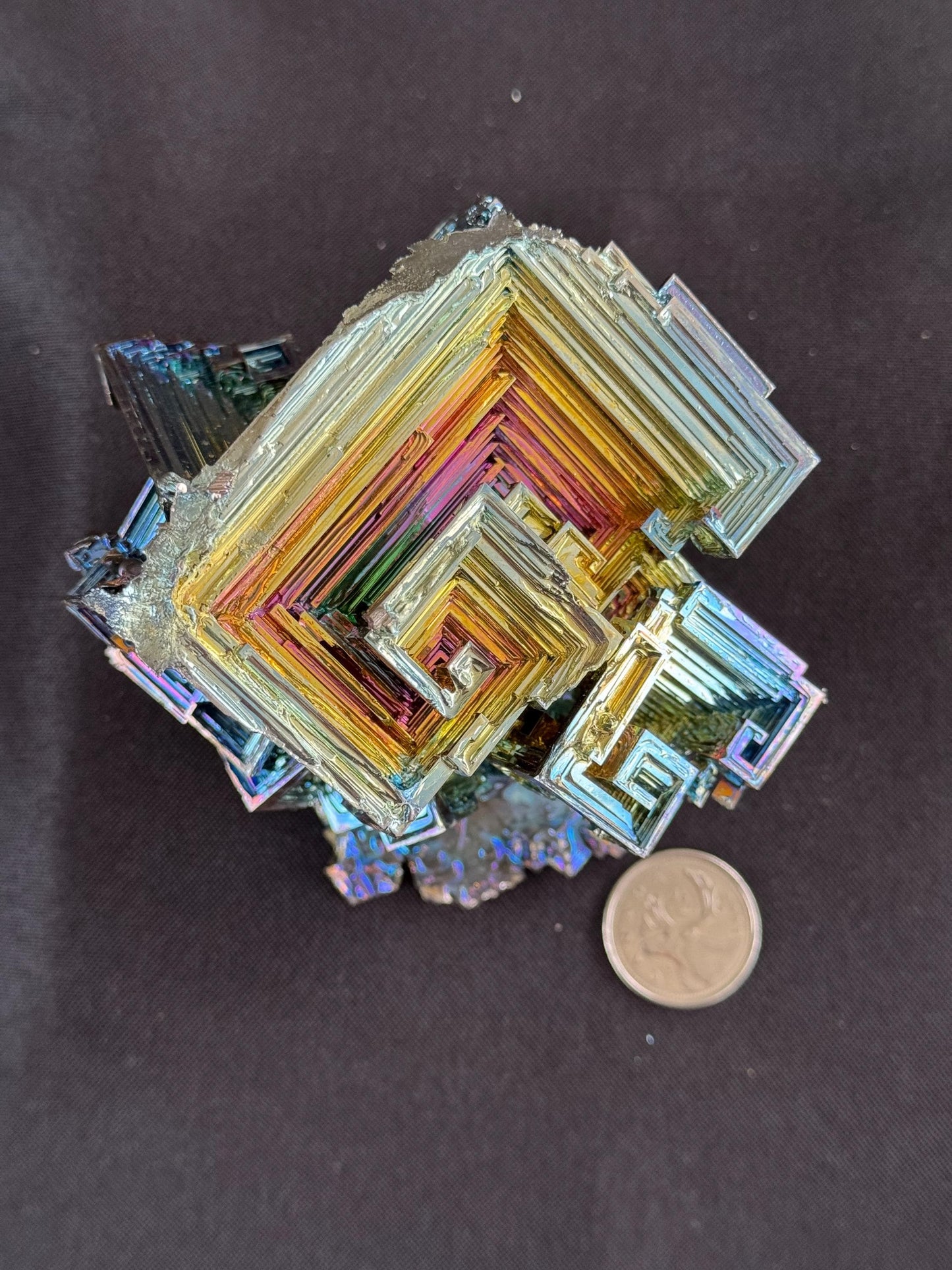 Bismuth Crystal cluster 113