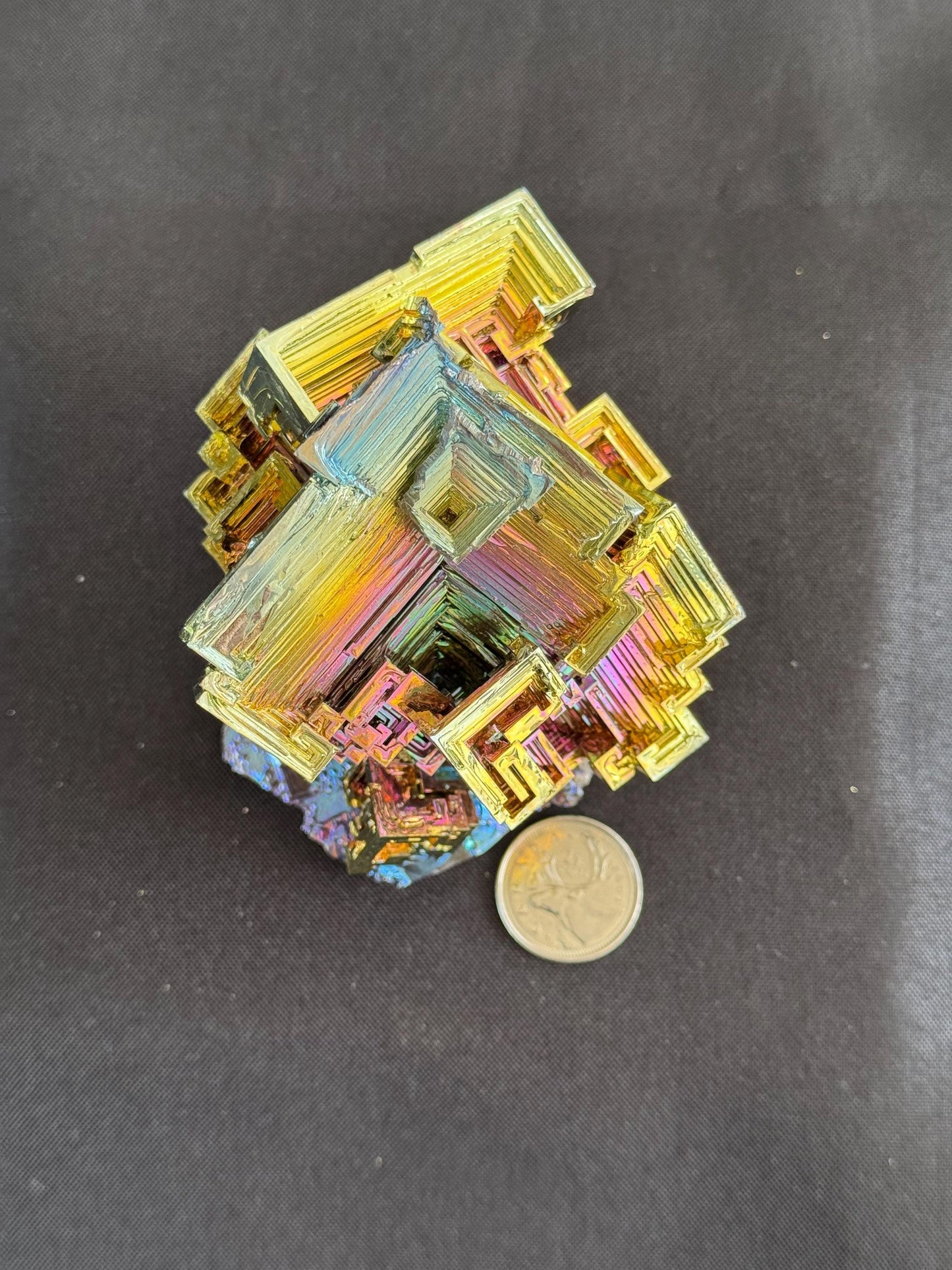 Bismuth Crystal cluster 102