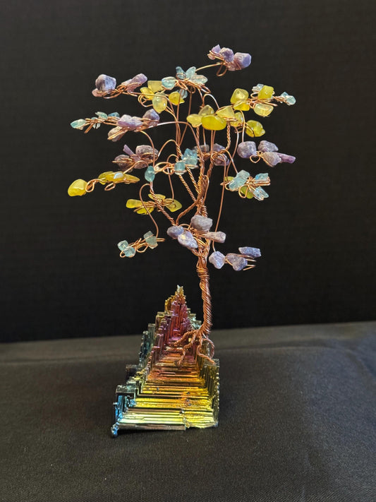 Bismuth crystal Gem Tree 105