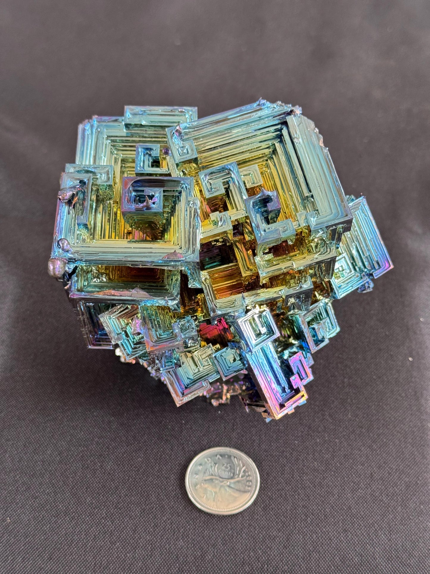 Bismuth Crystal cluster 104