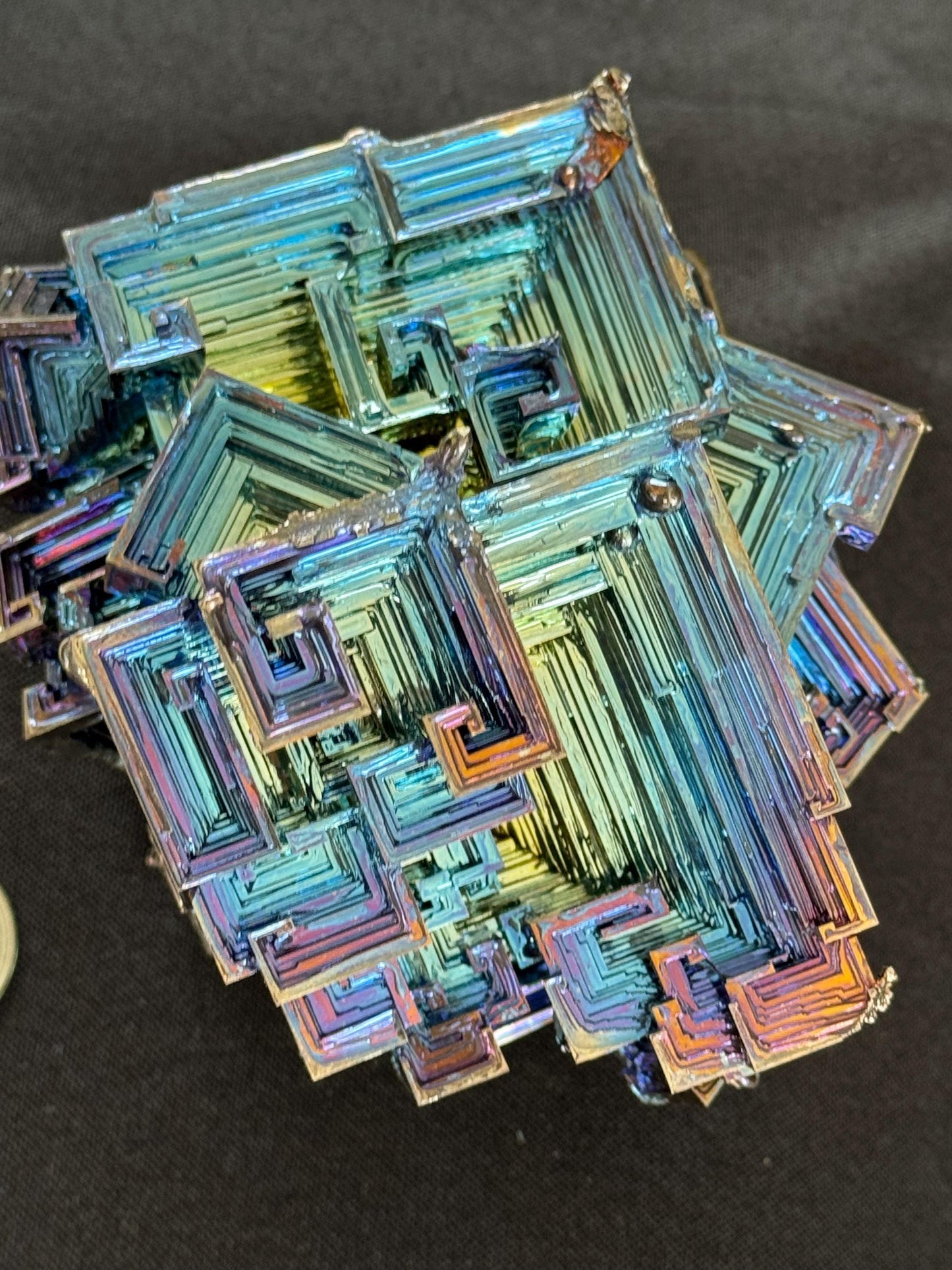 Bismuth Crystal cluster 103