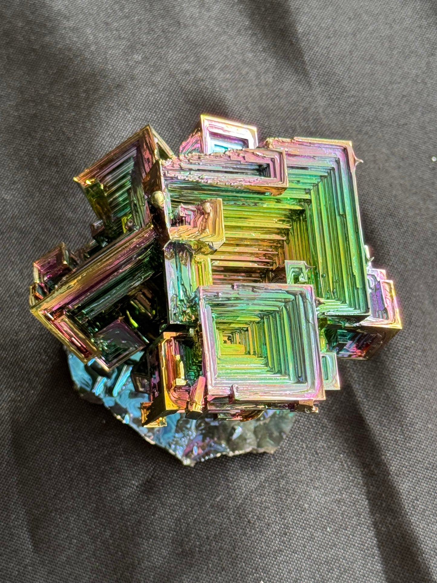 Bismuth Crystal cluster 130