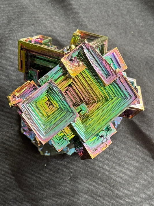 Bismuth Crystal cluster 130