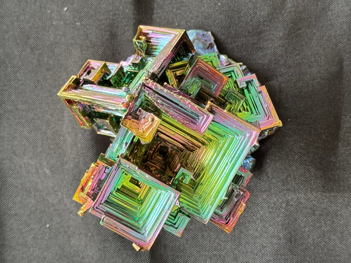 Bismuth Crystal cluster 130