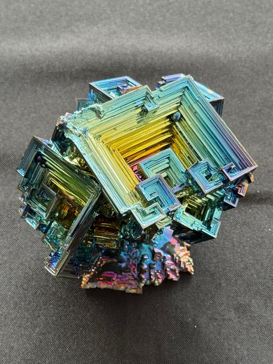 Bismuth Crystal cluster 132