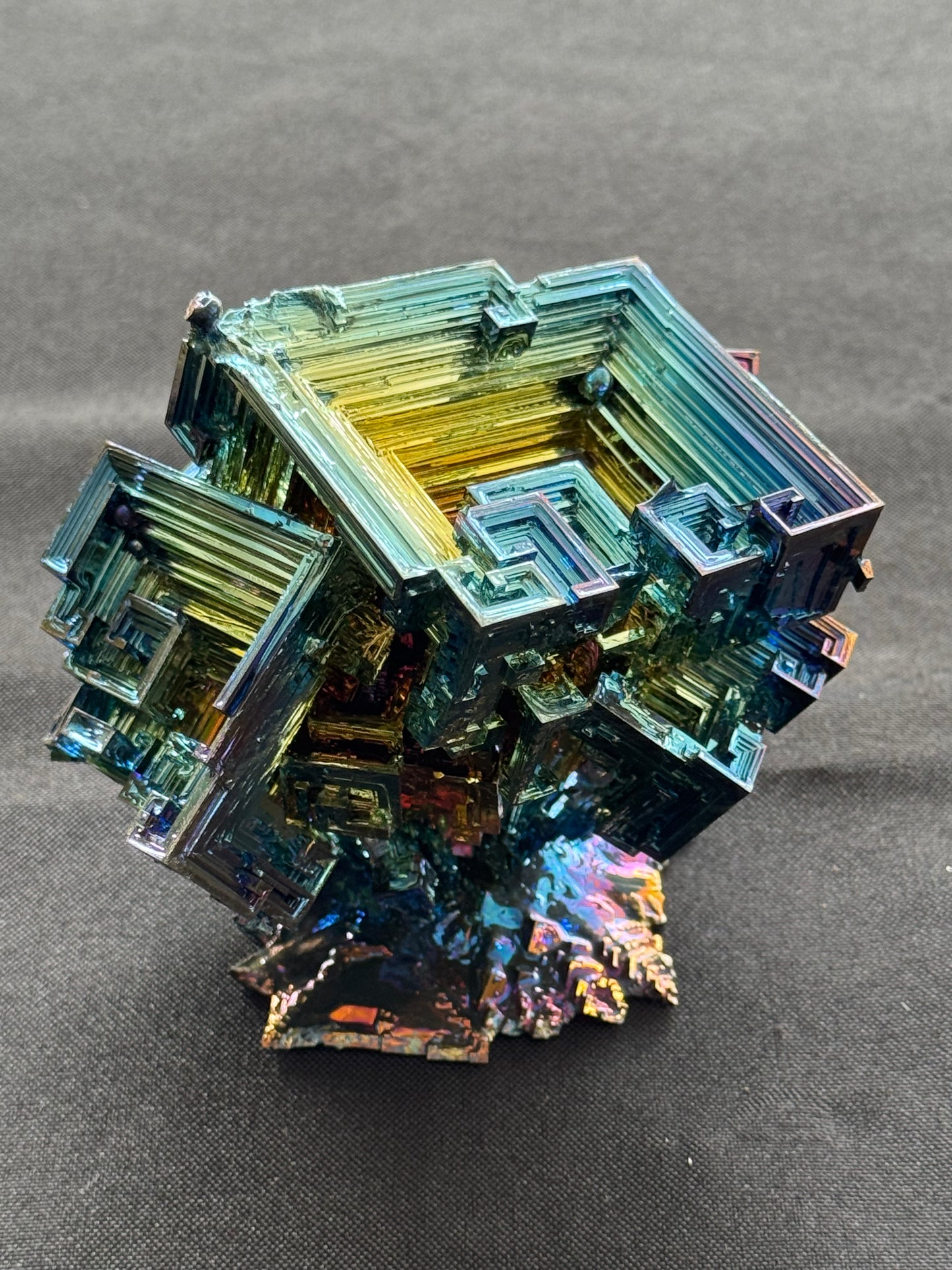 Bismuth Crystal cluster 132