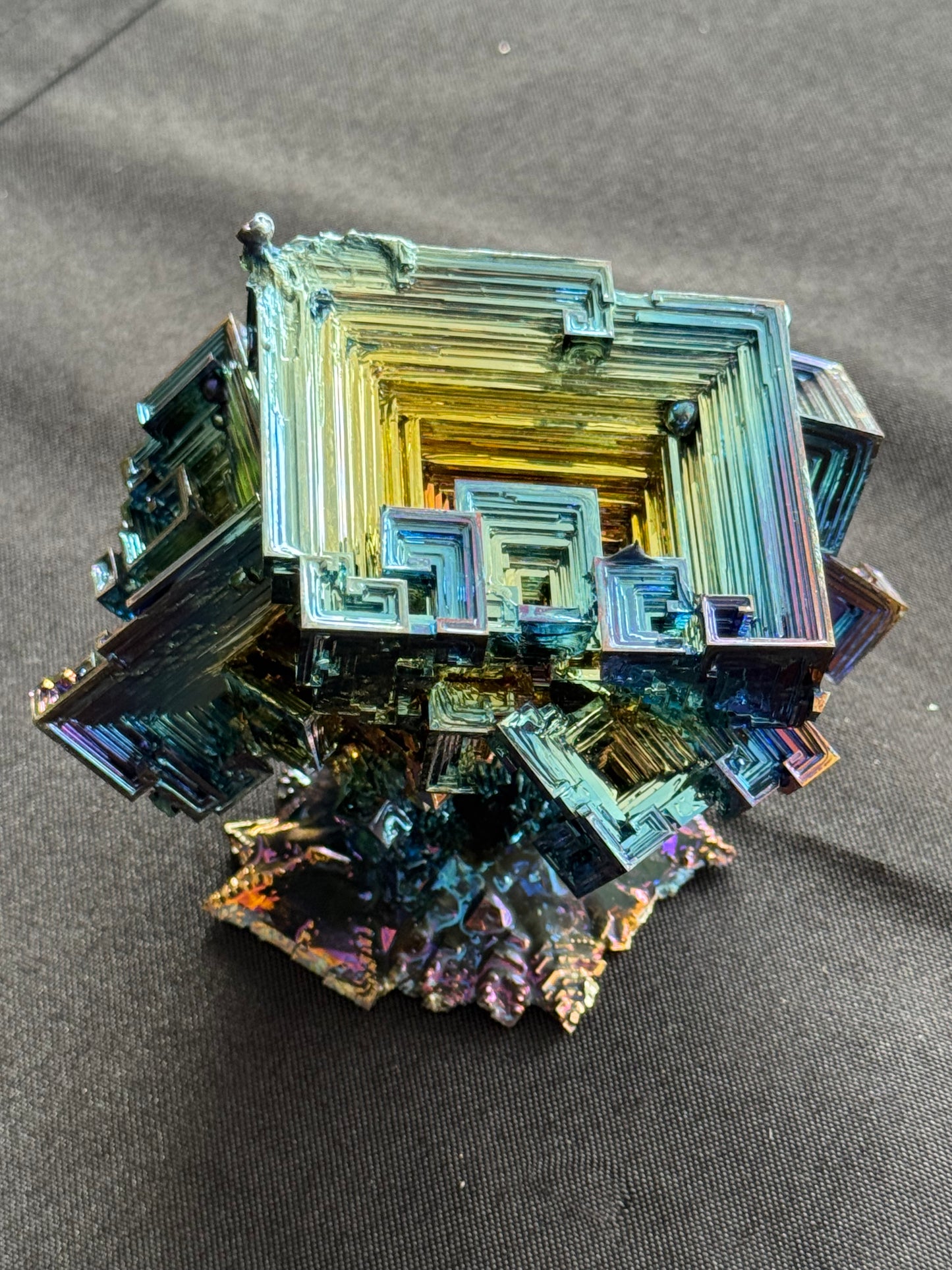 Bismuth Crystal cluster 132