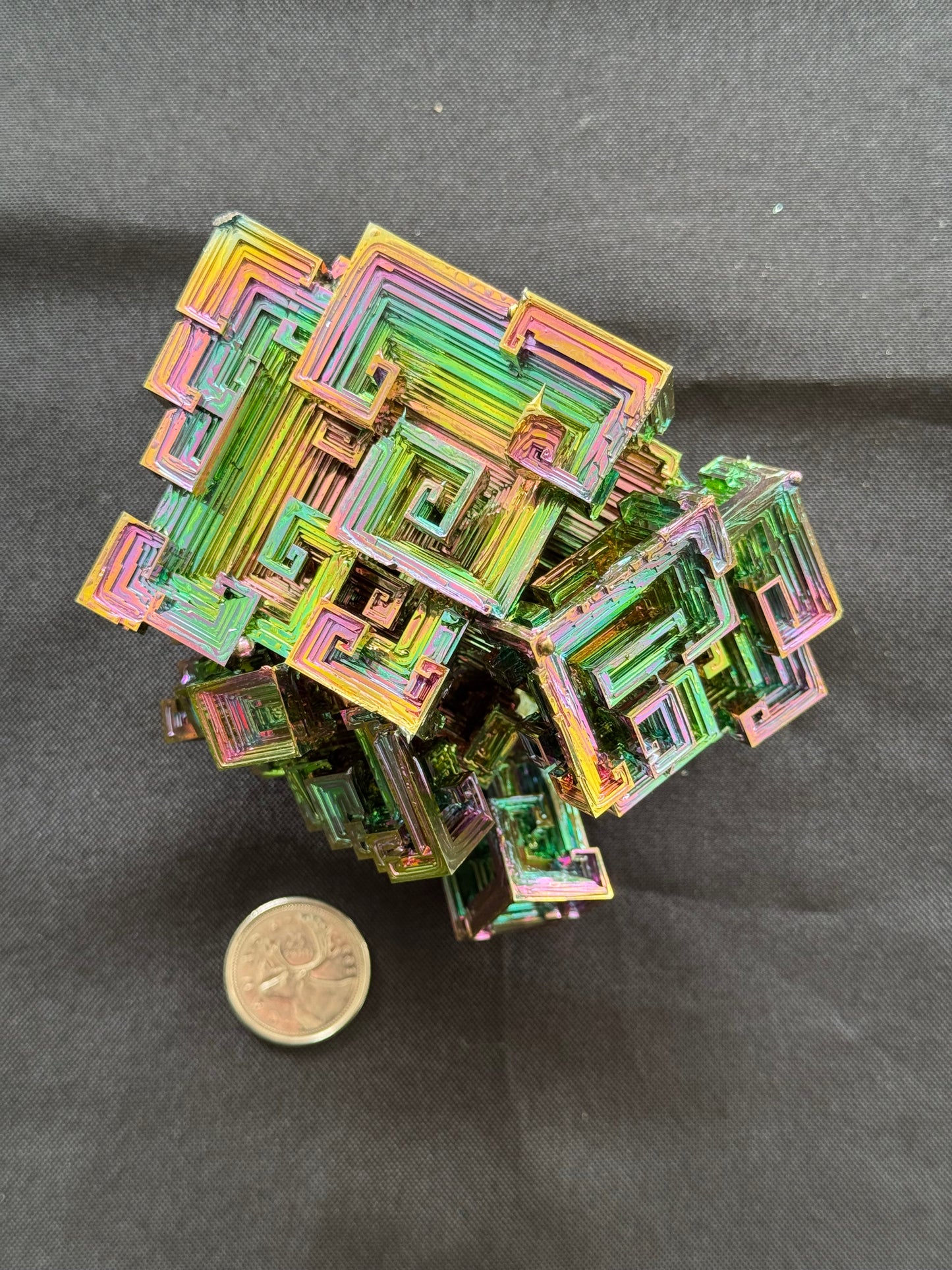 Bismuth Crystal cluster 134