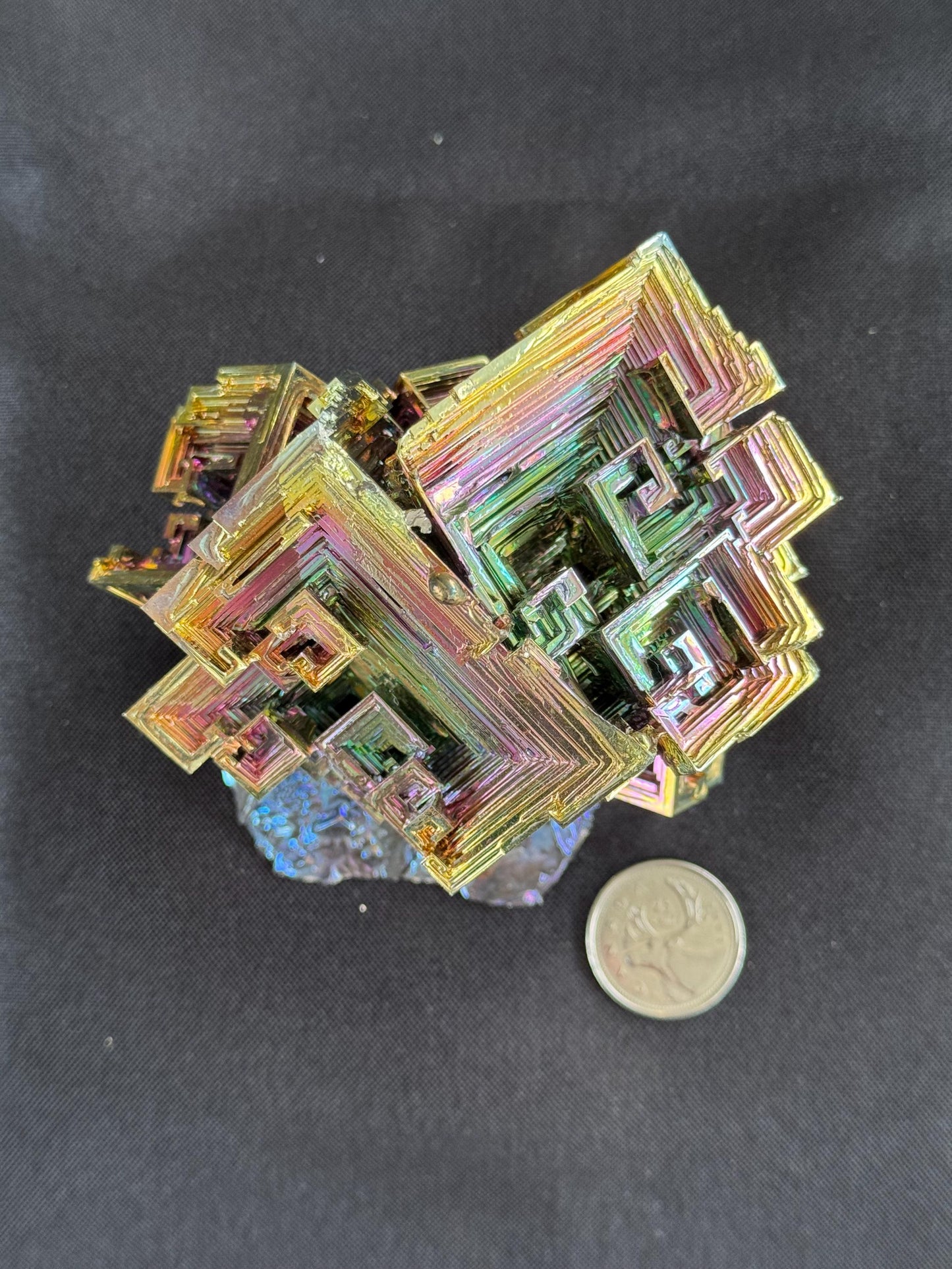 Bismuth Crystal cluster 109