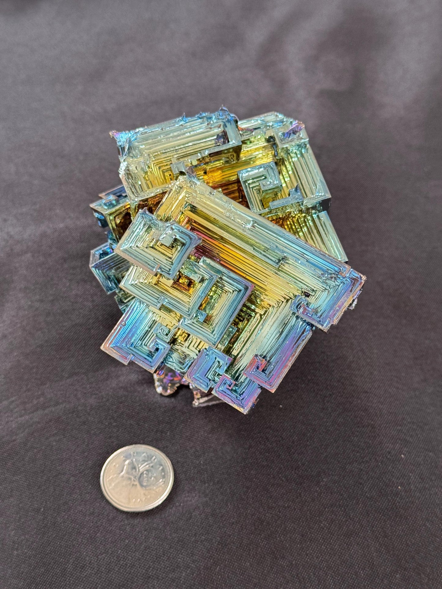 Bismuth Crystal cluster 120